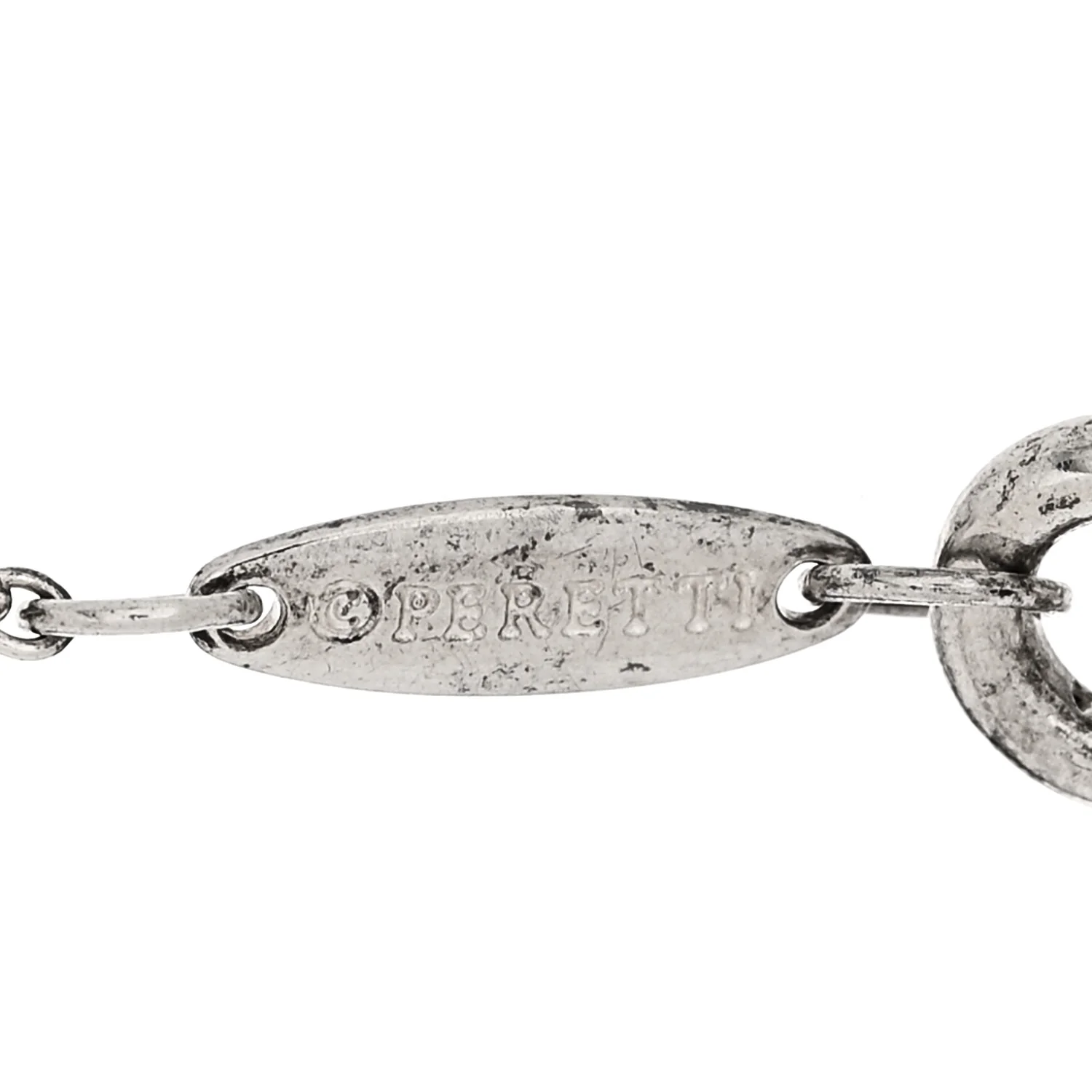 Sterling Silver Diamond .05ct Elsa Peretti Diamonds by the Yard Bracelet - Image 5