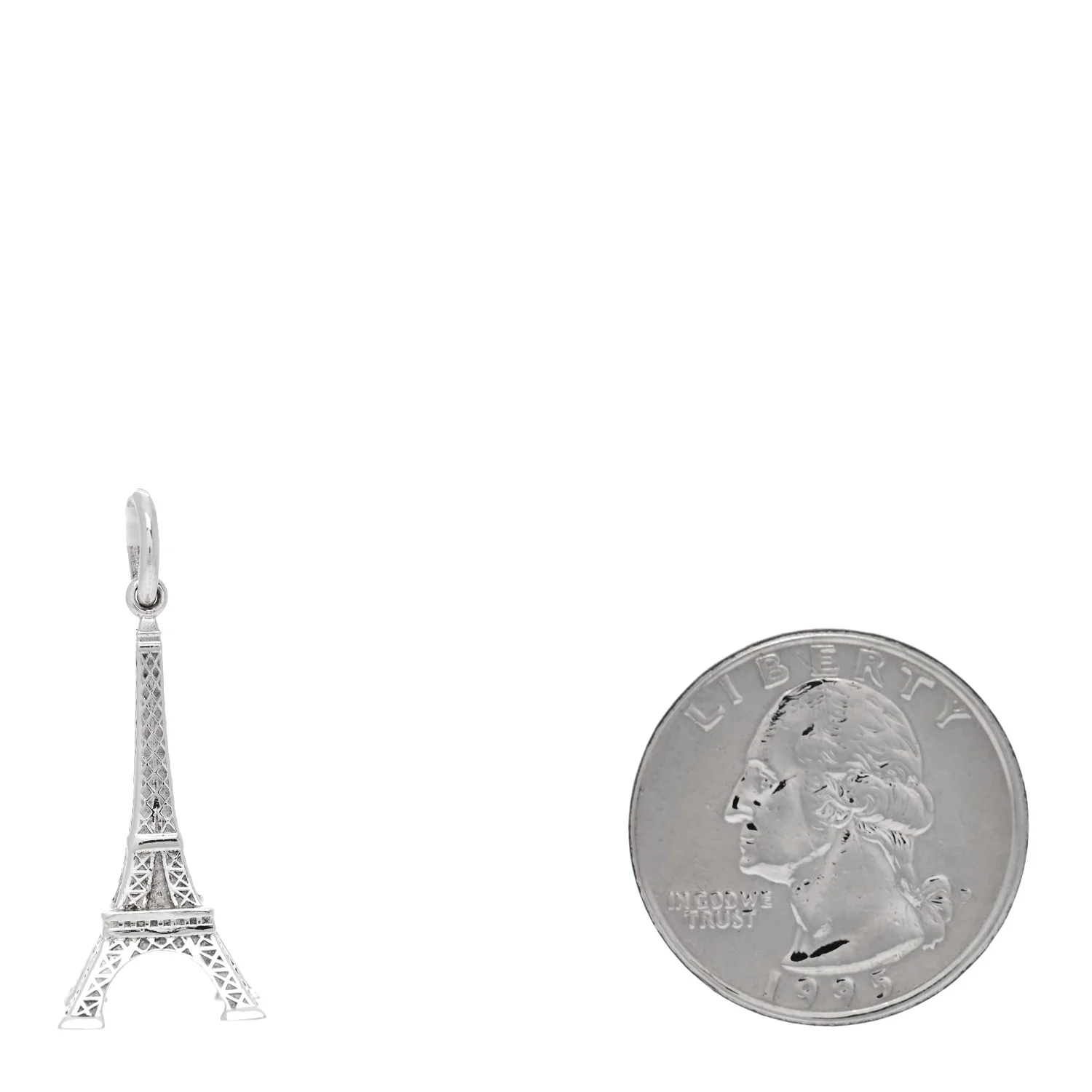 Sterling Silver Eiffel Tower Charm - Image 2