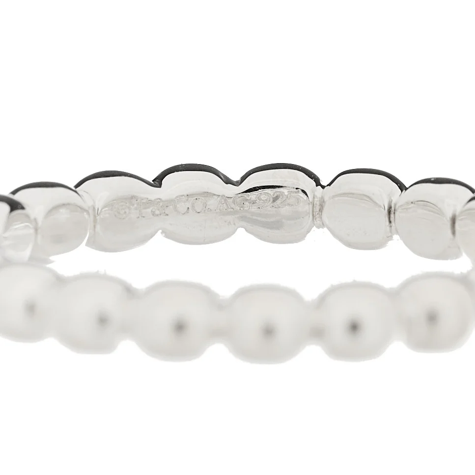 Sterling Silver HardWear Bead Ring 52 6 - Image 4