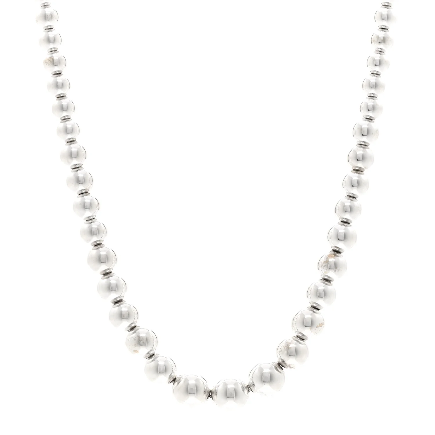 Sterling Silver HardWear Graduated Ball Necklace