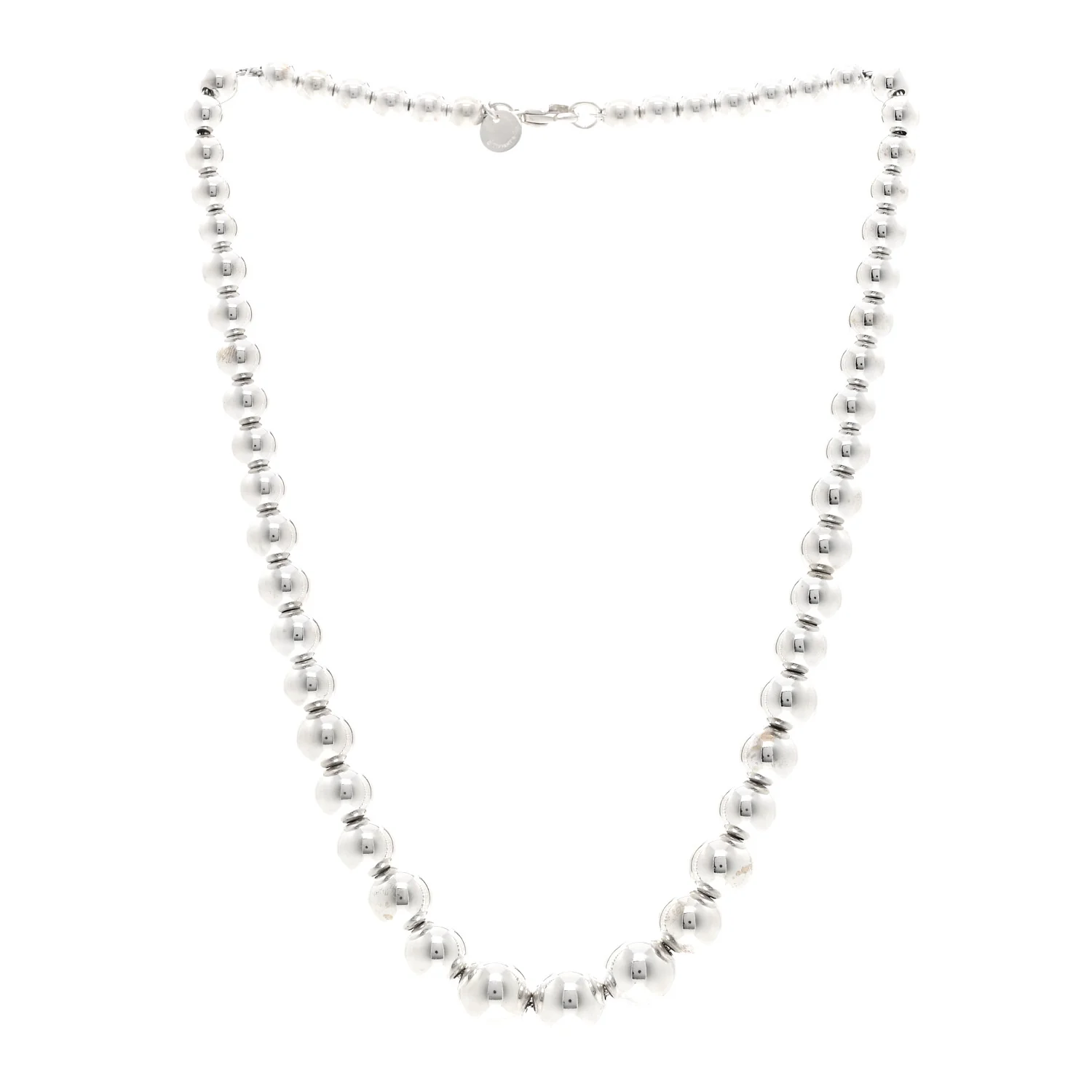 Sterling Silver HardWear Graduated Ball Necklace - Image 3