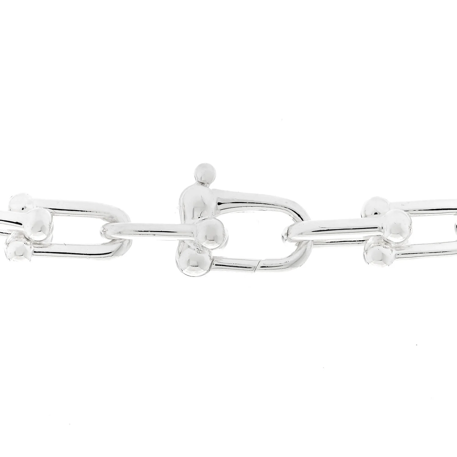 Sterling Silver HardWear Graduated Link Necklace - Image 4