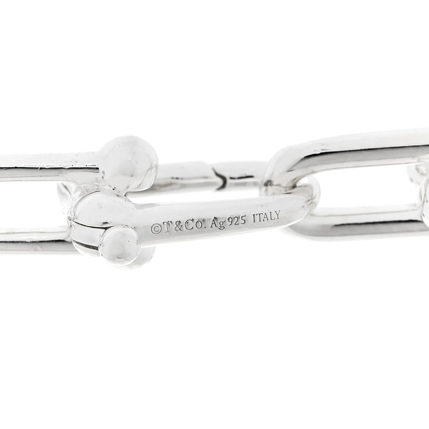 Sterling Silver HardWear Graduated Link Necklace - Image 5