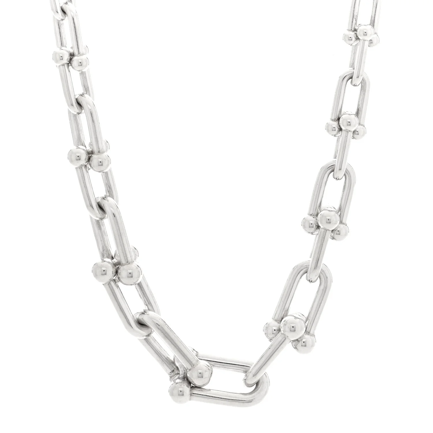 Sterling Silver HardWear Graduated Link Necklace