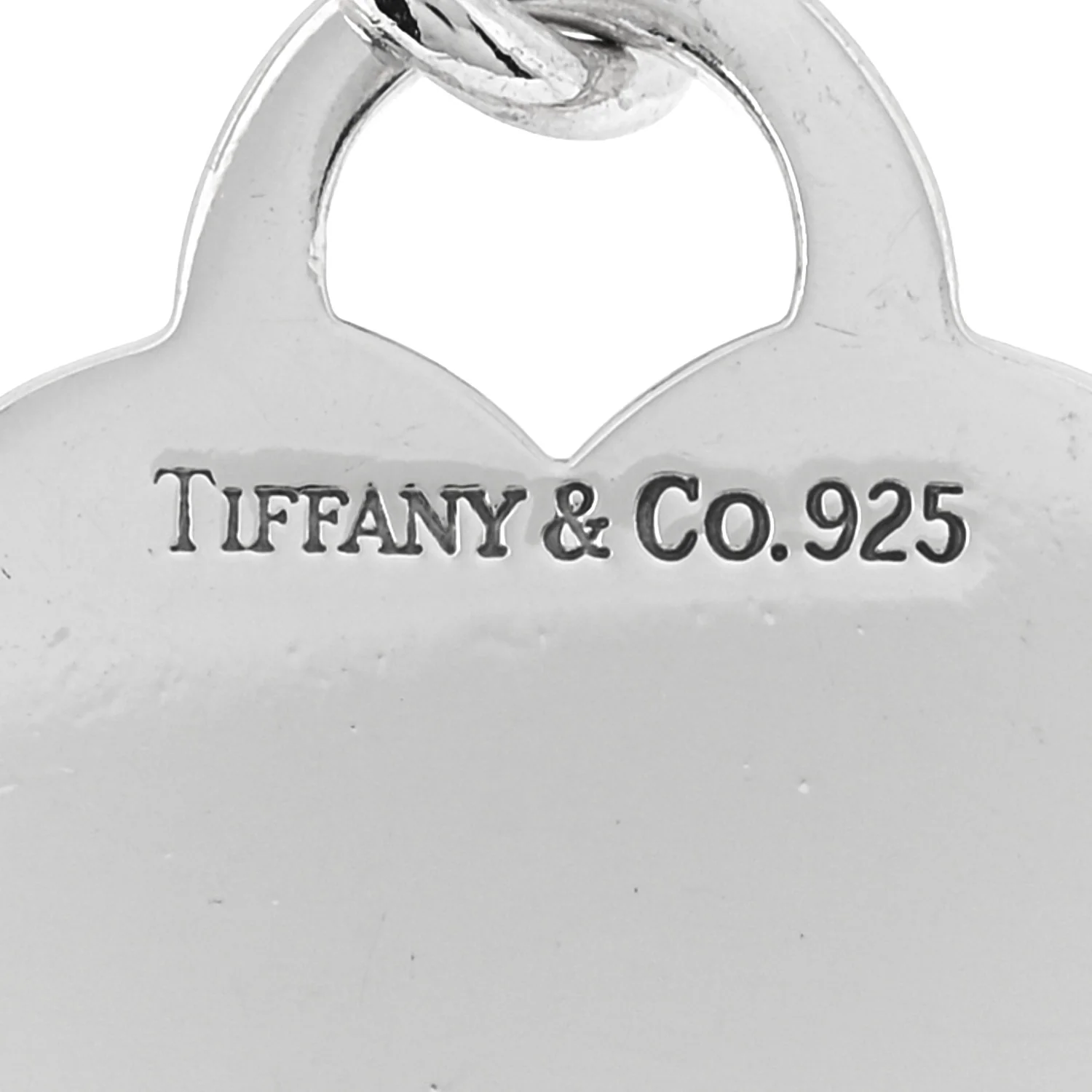 Sterling Silver Heart Tag Charm Bracelet - Image 4