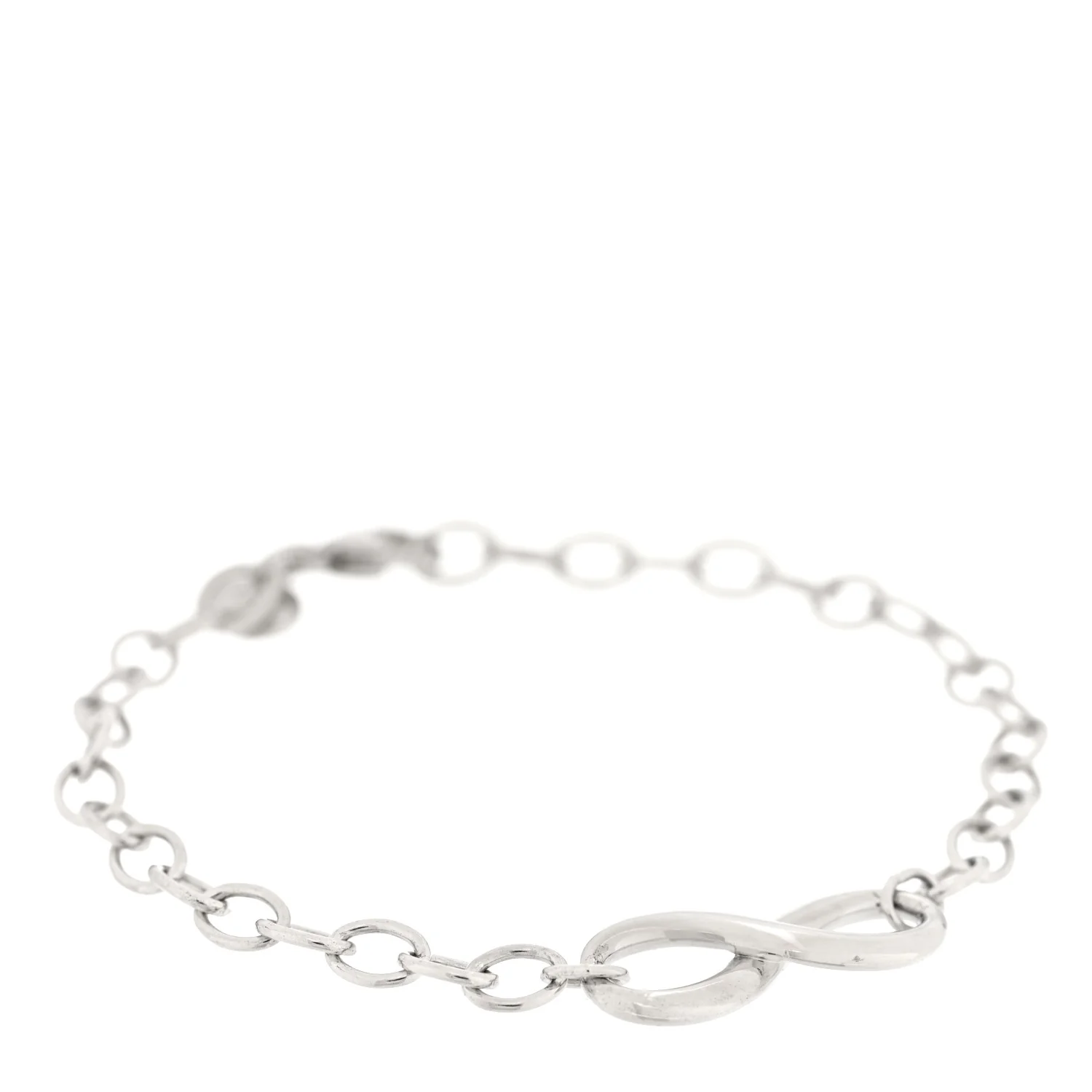 Sterling Silver Infinity Chain Bracelet