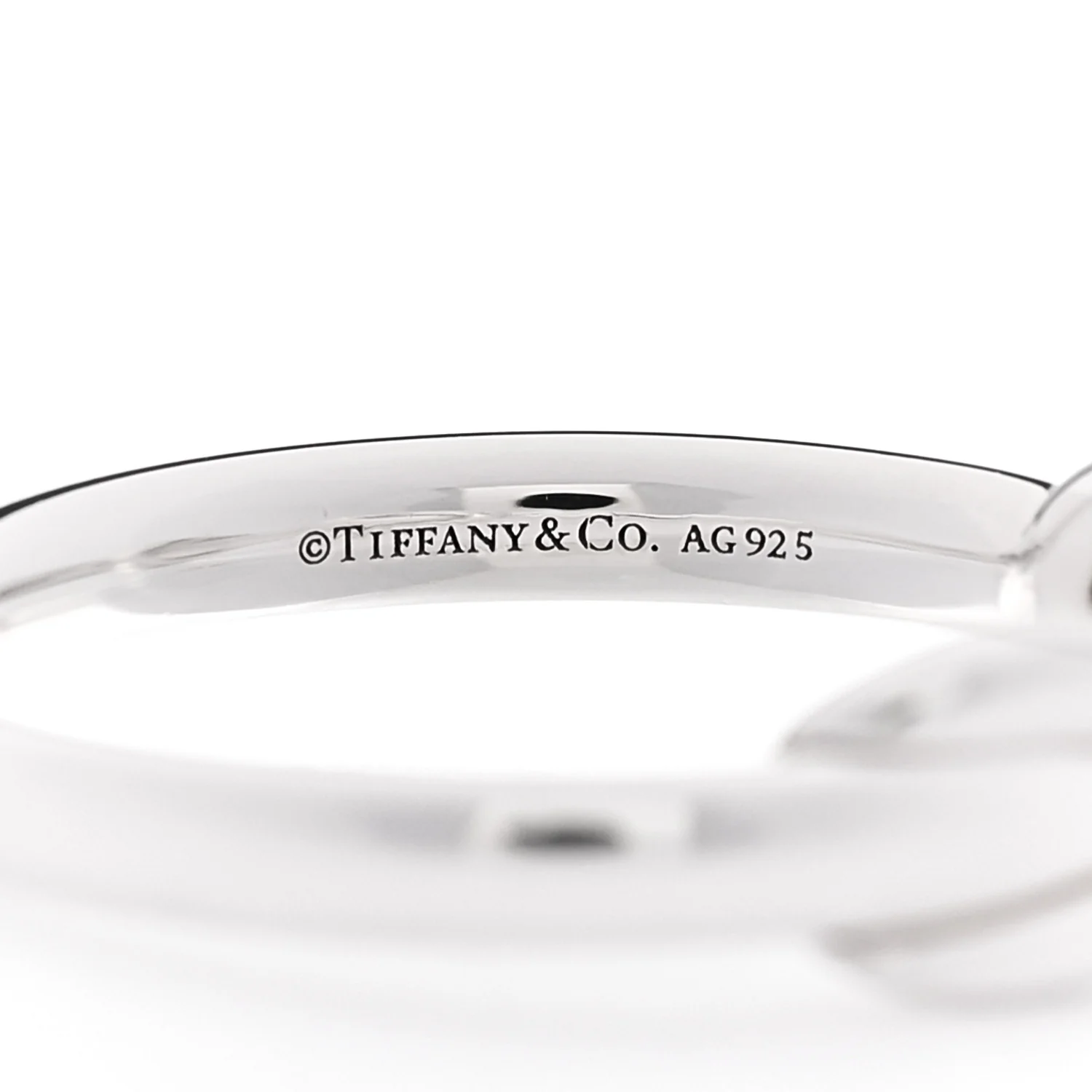 Sterling Silver Infinity Ring 54 7 - Image 4