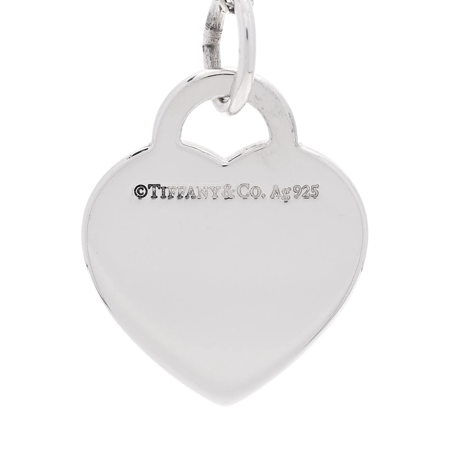 Sterling Silver Mom Heart Tag Pendant Necklace - Image 4