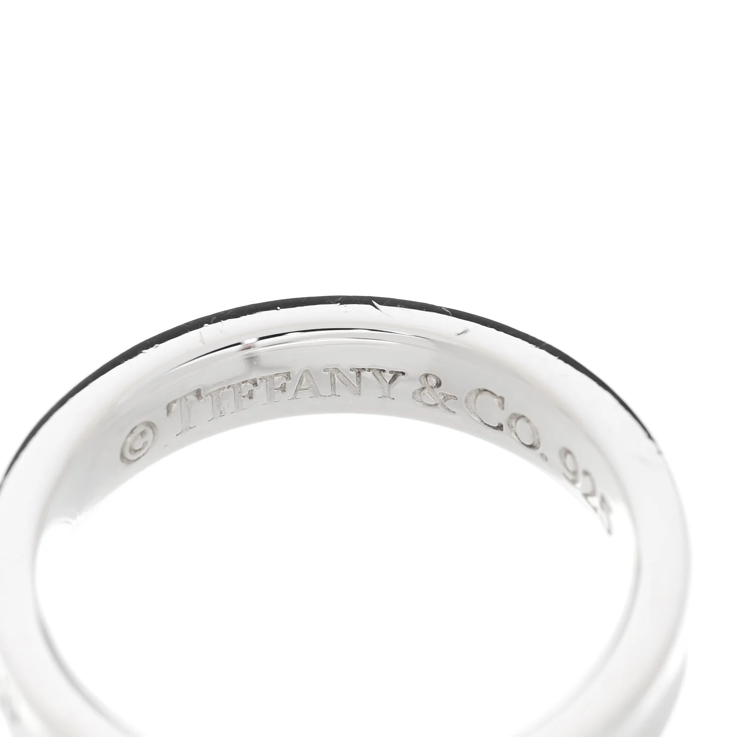 Sterling Silver Narrow 1837 Band Ring 51 5.75 - Image 4