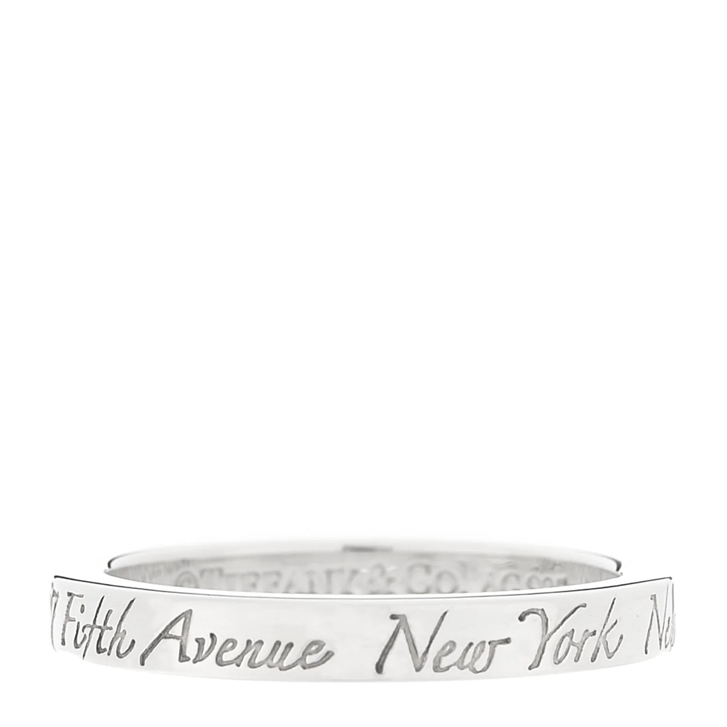 Sterling Silver Narrow Notes Ring 52 6