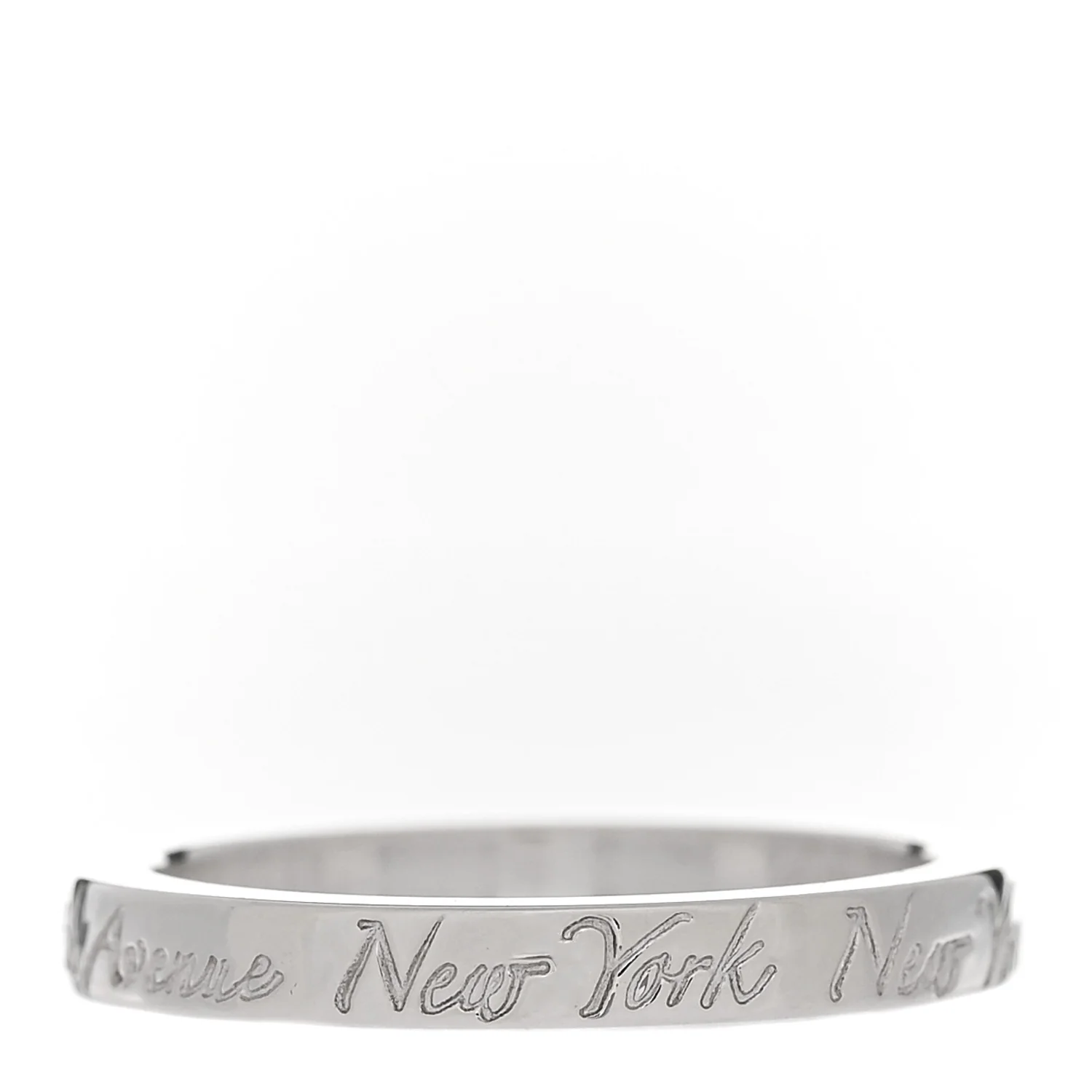 Sterling Silver Narrow Notes Ring 54 7 - Image 3