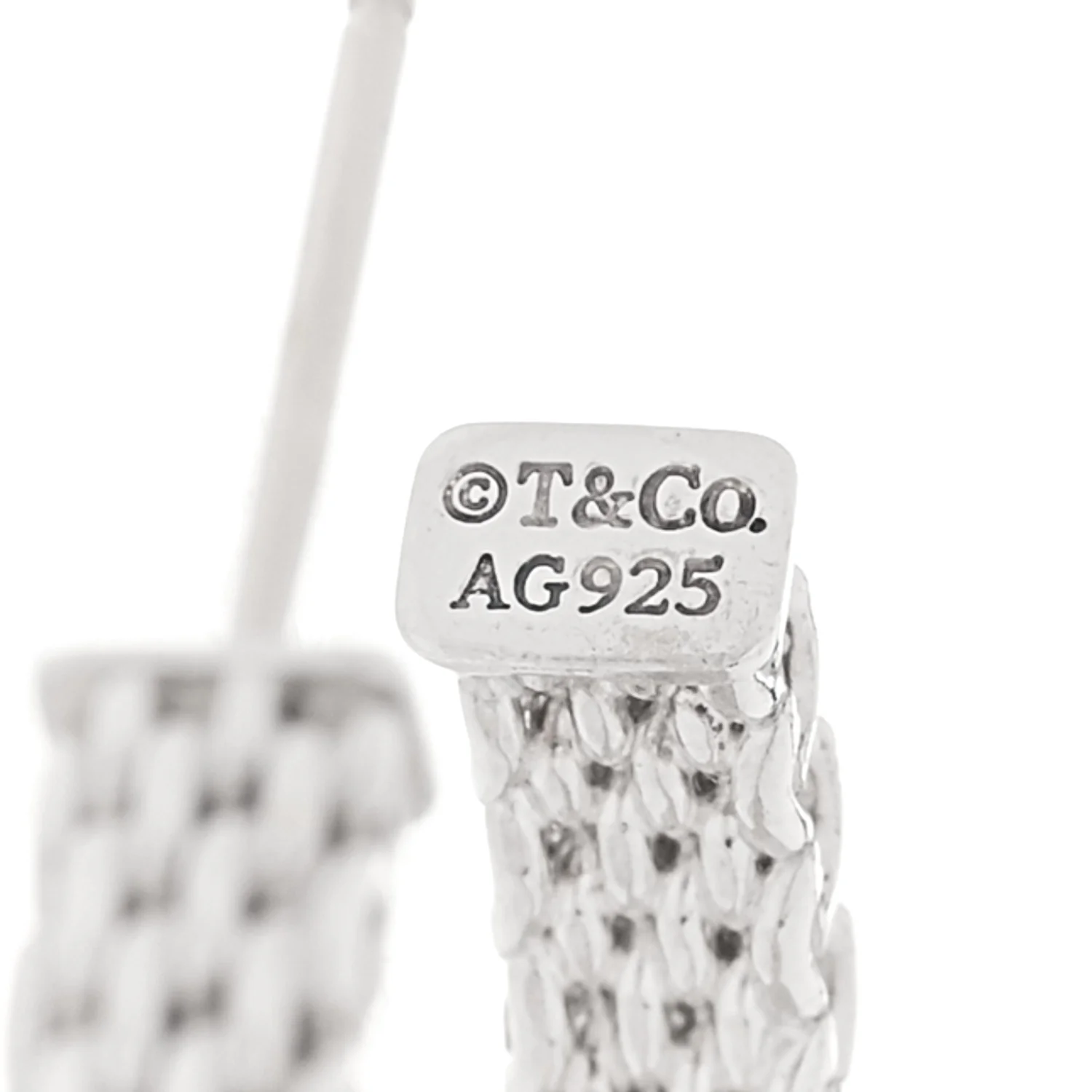 Sterling Silver Narrow Somerset Hoop Earrings - Image 4