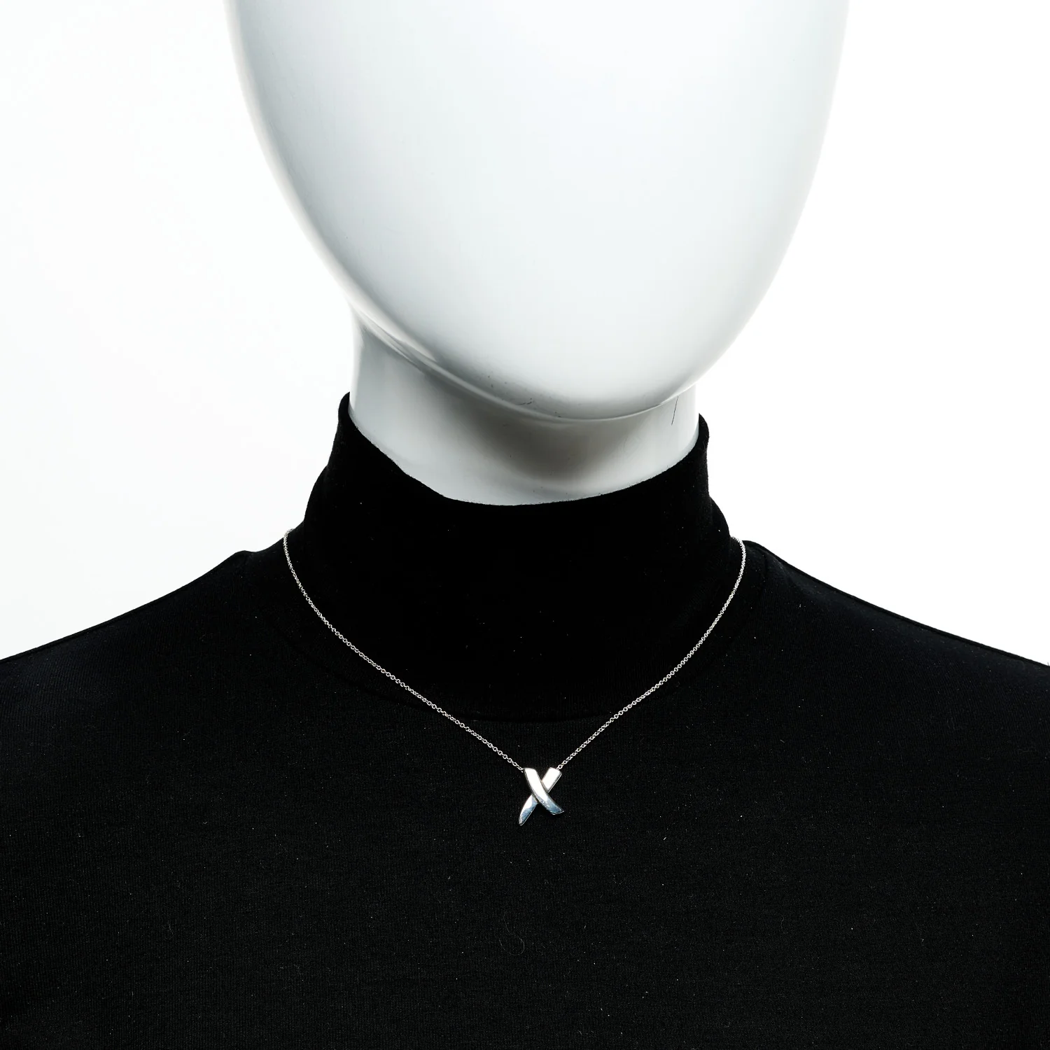 Sterling Silver Paloma Picasso Graffiti X Pendant Necklace - Image 2