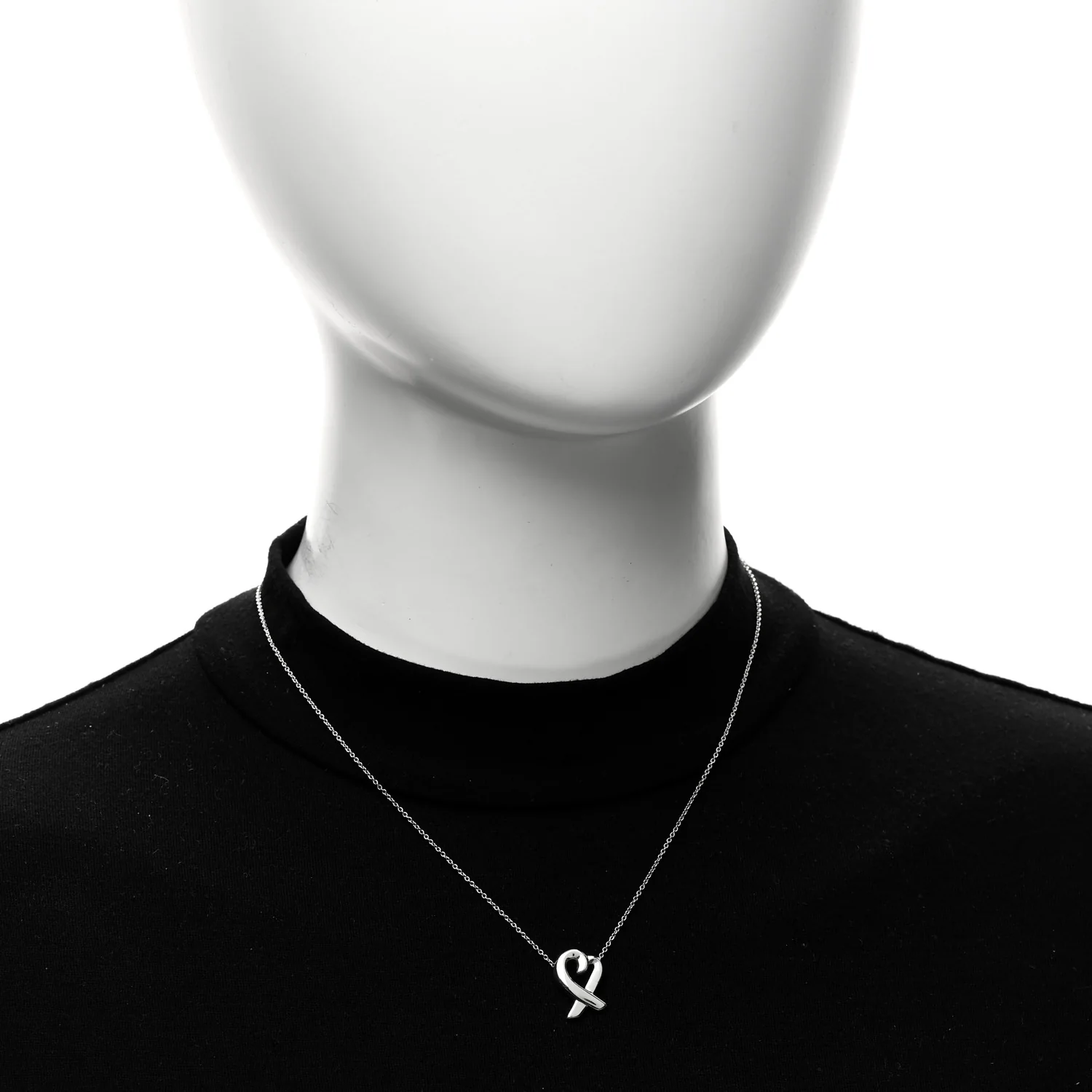 Sterling Silver Paloma Picasso Loving Heart Pendant Necklace - Image 2