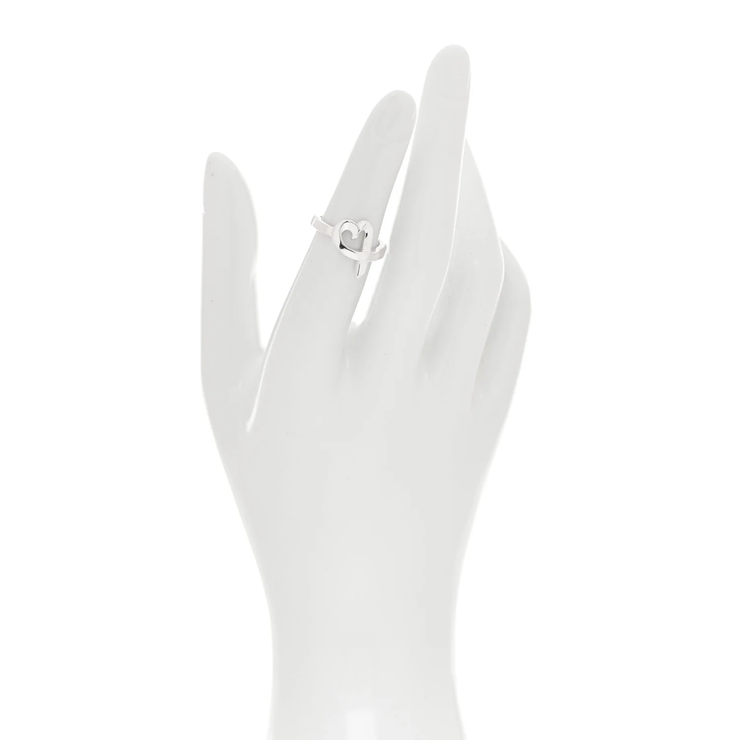 Sterling Silver Paloma Picasso Loving Heart Ring 49 4.75 - Image 2