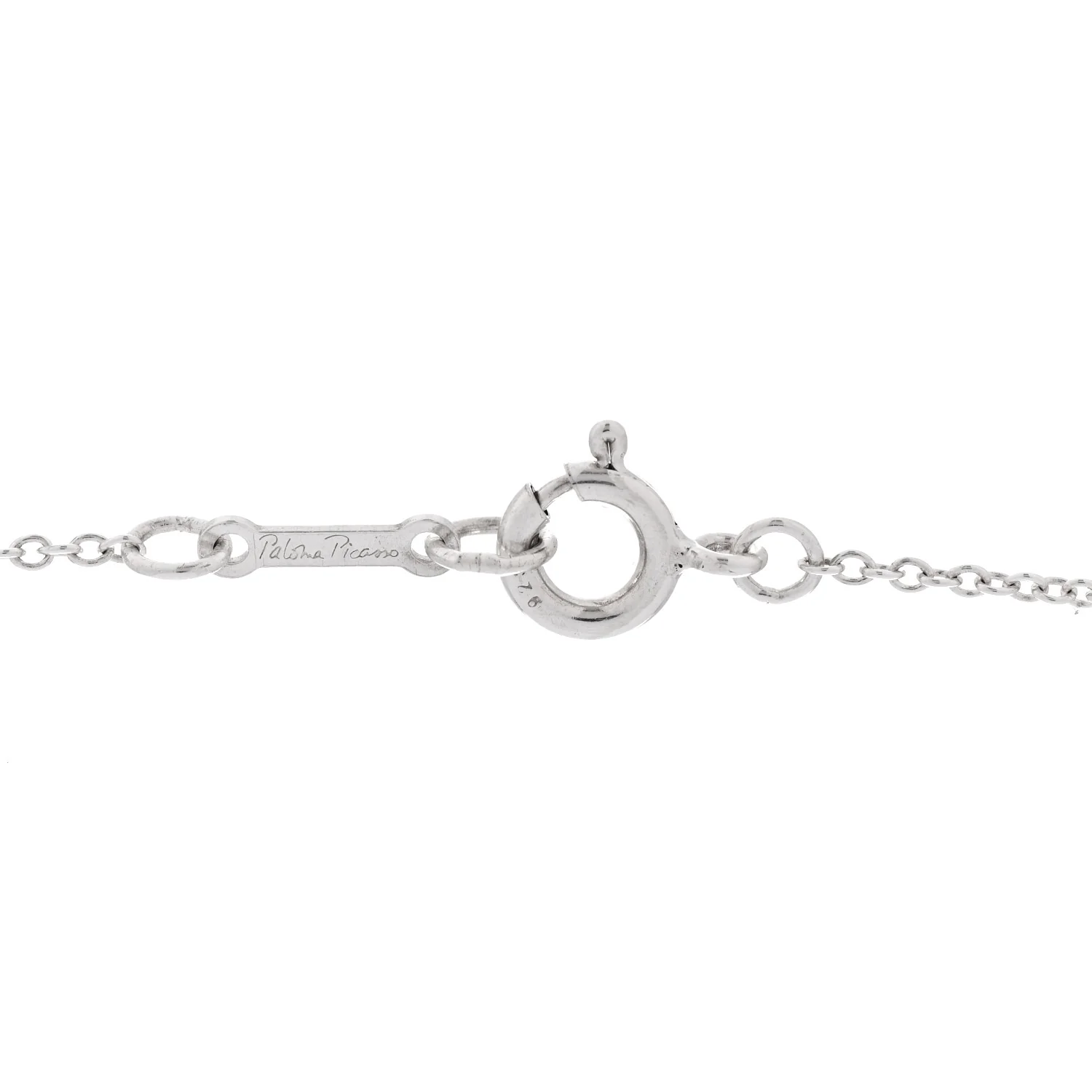 Sterling Silver Paloma Picasso Tenderness Cross Pendant Necklace - Image 4
