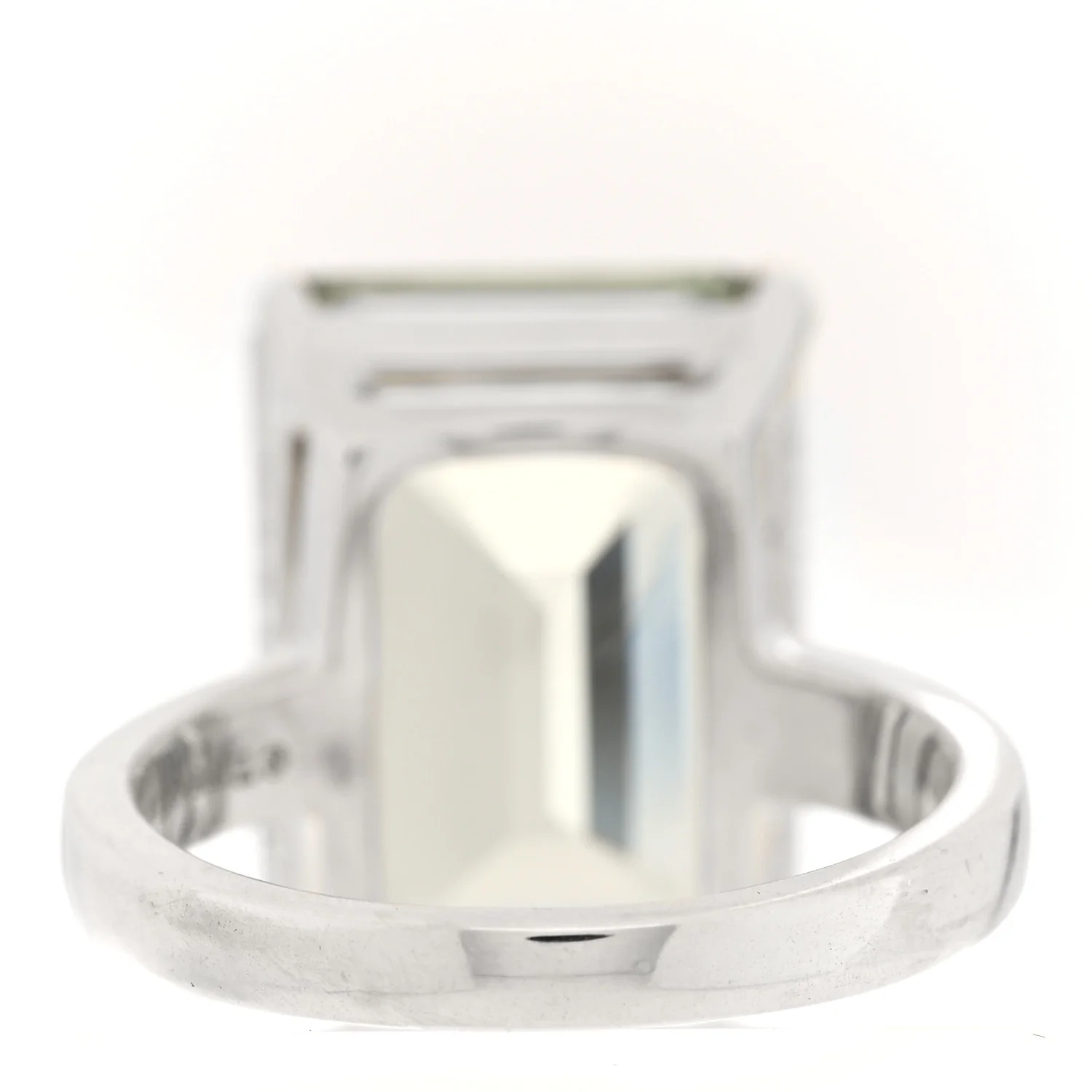 Sterling Silver Prasiolite Sparklers Cocktail Ring 52 6 - Image 3