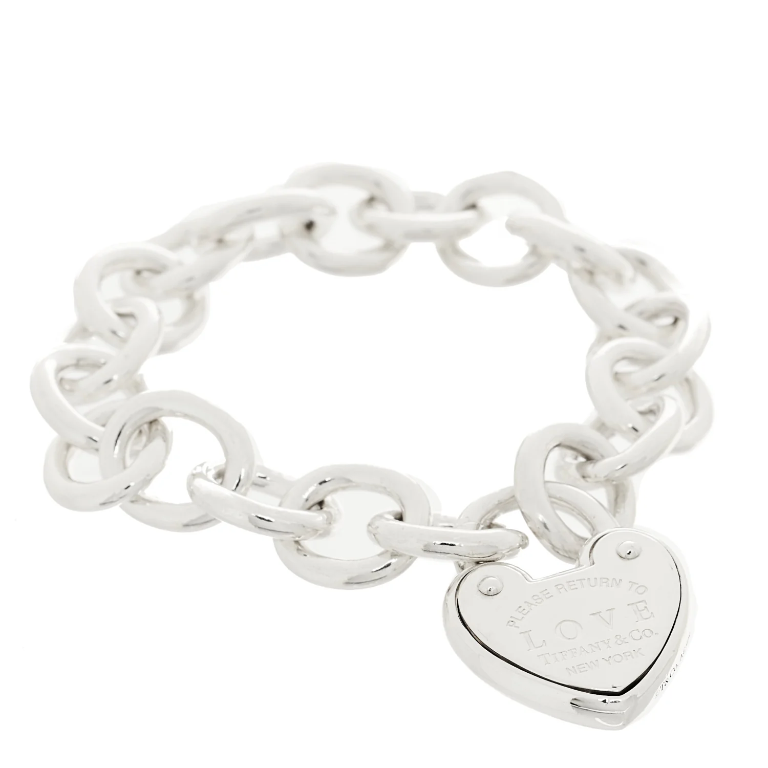 Sterling Silver Return to Tiffany Love Lock Bracelet
