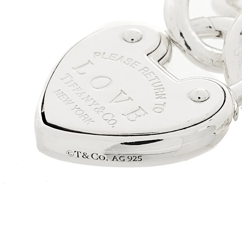 Sterling Silver Return to Tiffany Love Lock Bracelet - Image 3