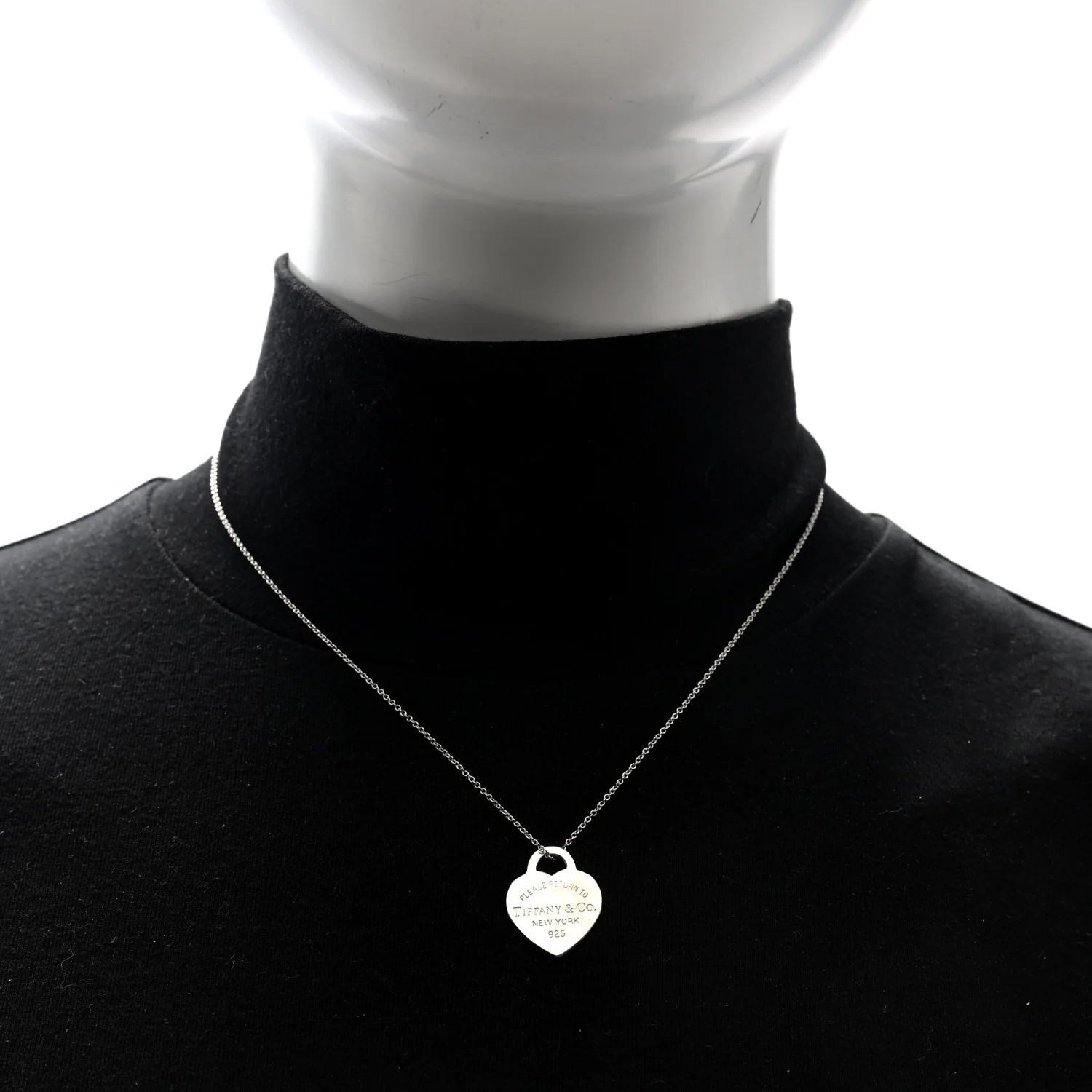 Sterling Silver Small Return To Tiffany Heart Pendant Necklace - Image 2