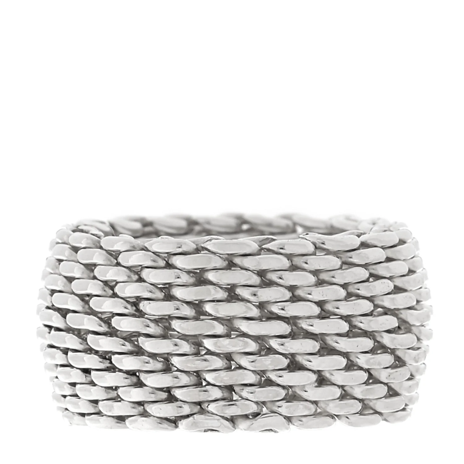 Sterling Silver Somerset Mesh Ring 46 3.75 - Image 3