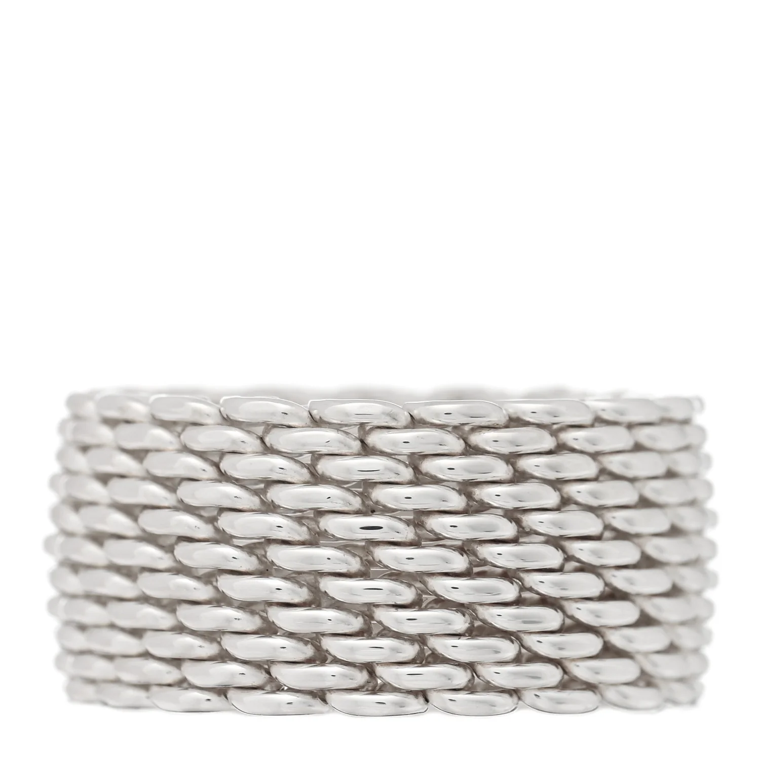 Sterling Silver Somerset Mesh Ring 51 5.75