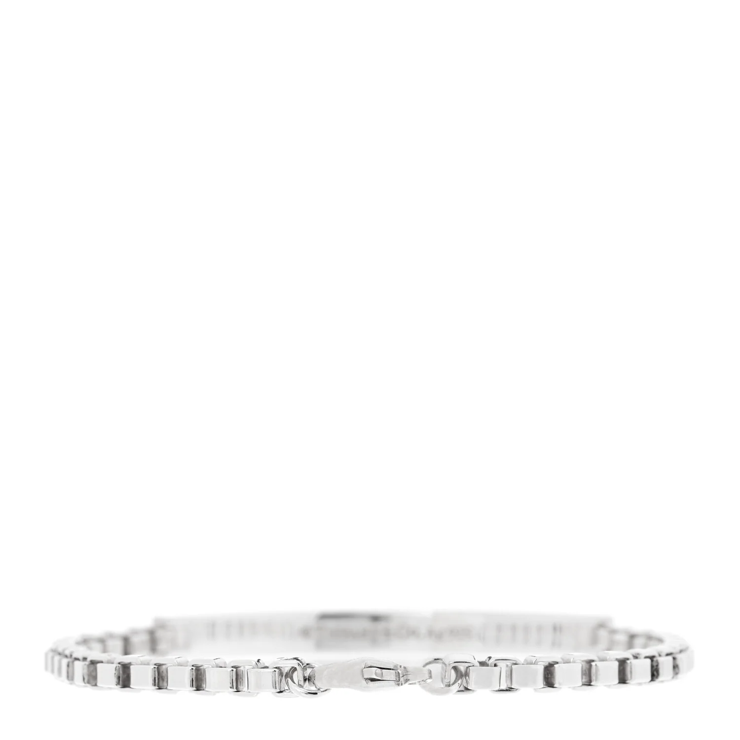 Sterling Silver Venetian Link ID Bracelet - Image 2