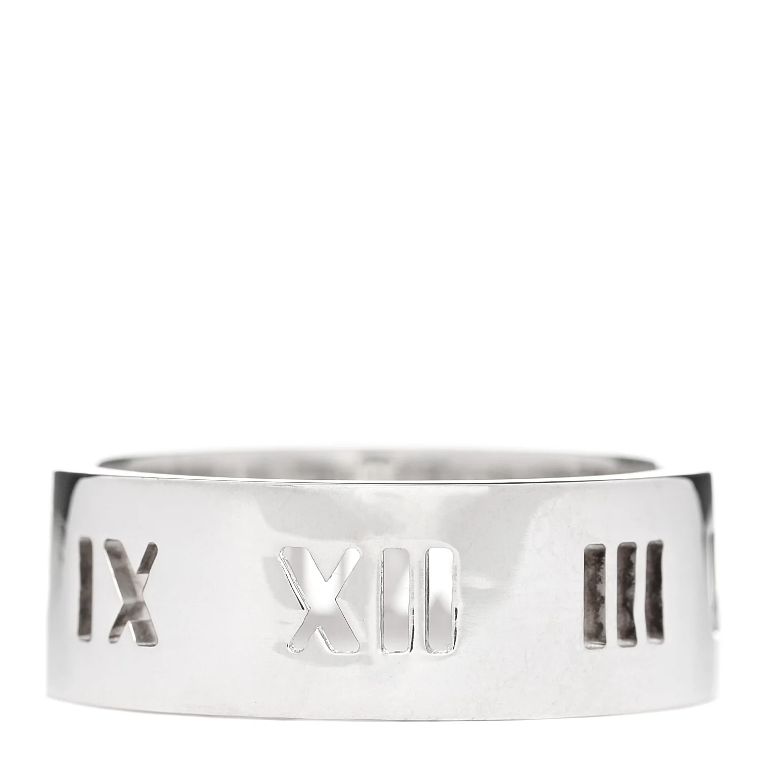 Sterling Silver Wide Atlas Pierced Ring 61 9.5 - Image 3