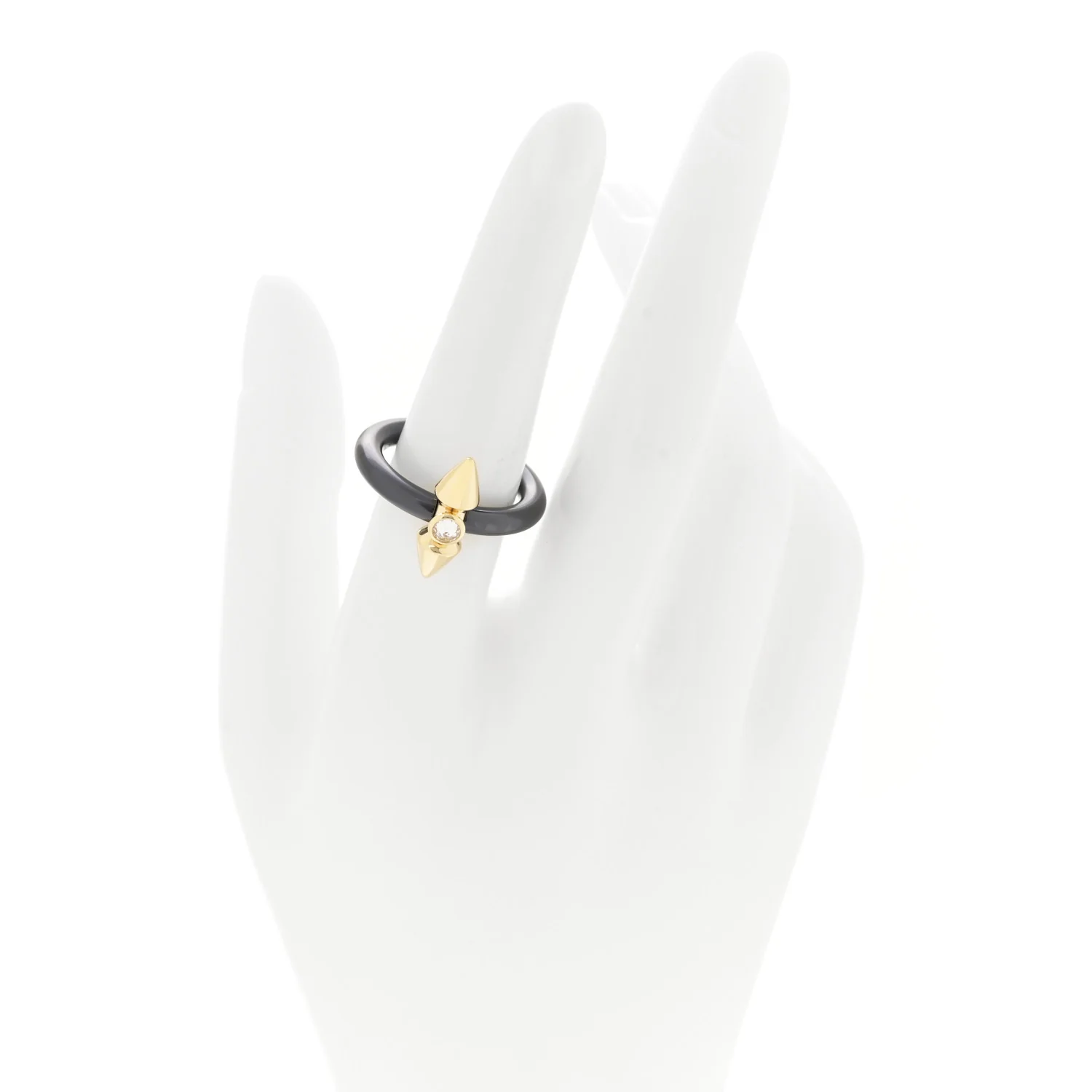 X PHARRELL 18K Yellow Gold Titanium Diamond Tiffany Titan Ring 54 7 - Image 2