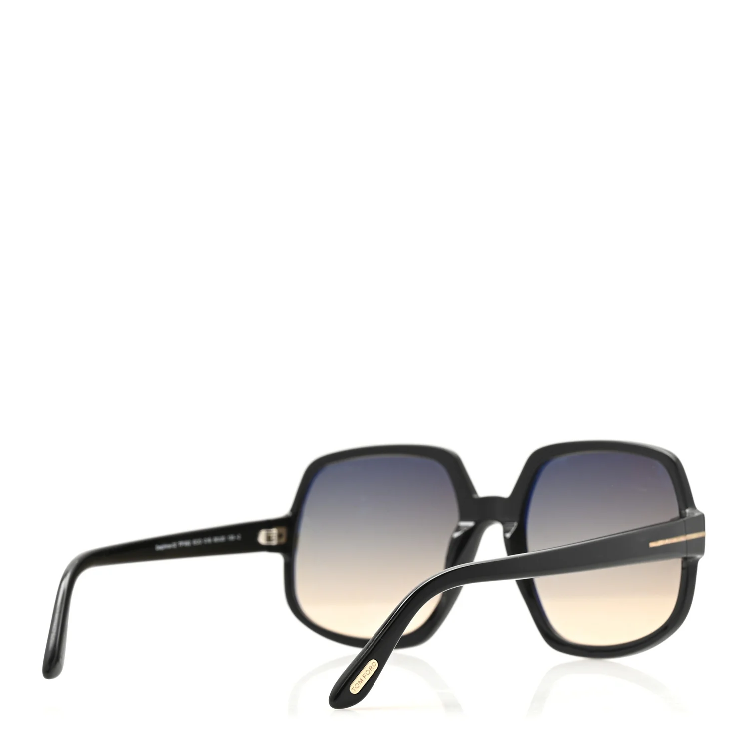 Acetate Delphine Sunglasses TF992 Black - Image 4