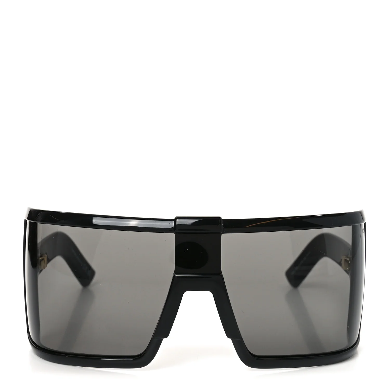 Acetate Parker Square Shield Sunglasses TF1118 Black - Image 2