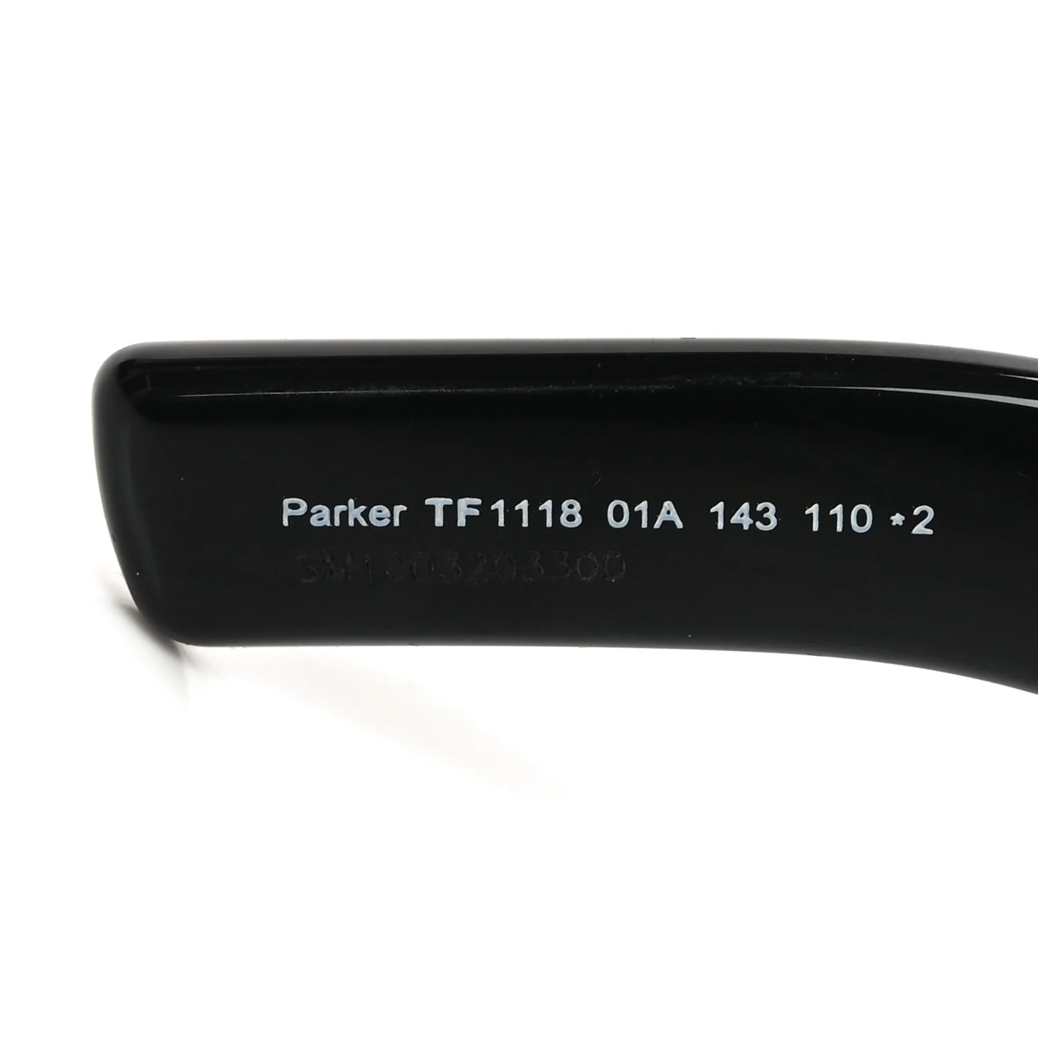 Acetate Parker Square Shield Sunglasses TF1118 Black - Image 6