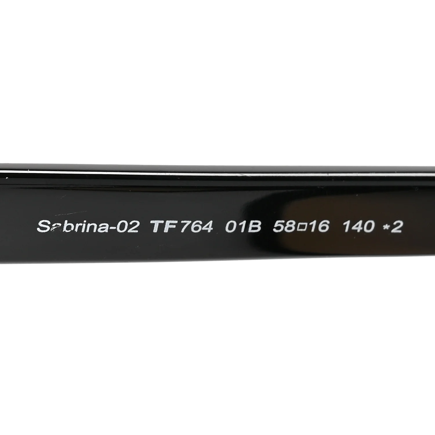 Acetate Sabrina Square Sunglasses TF764 Black - Image 10