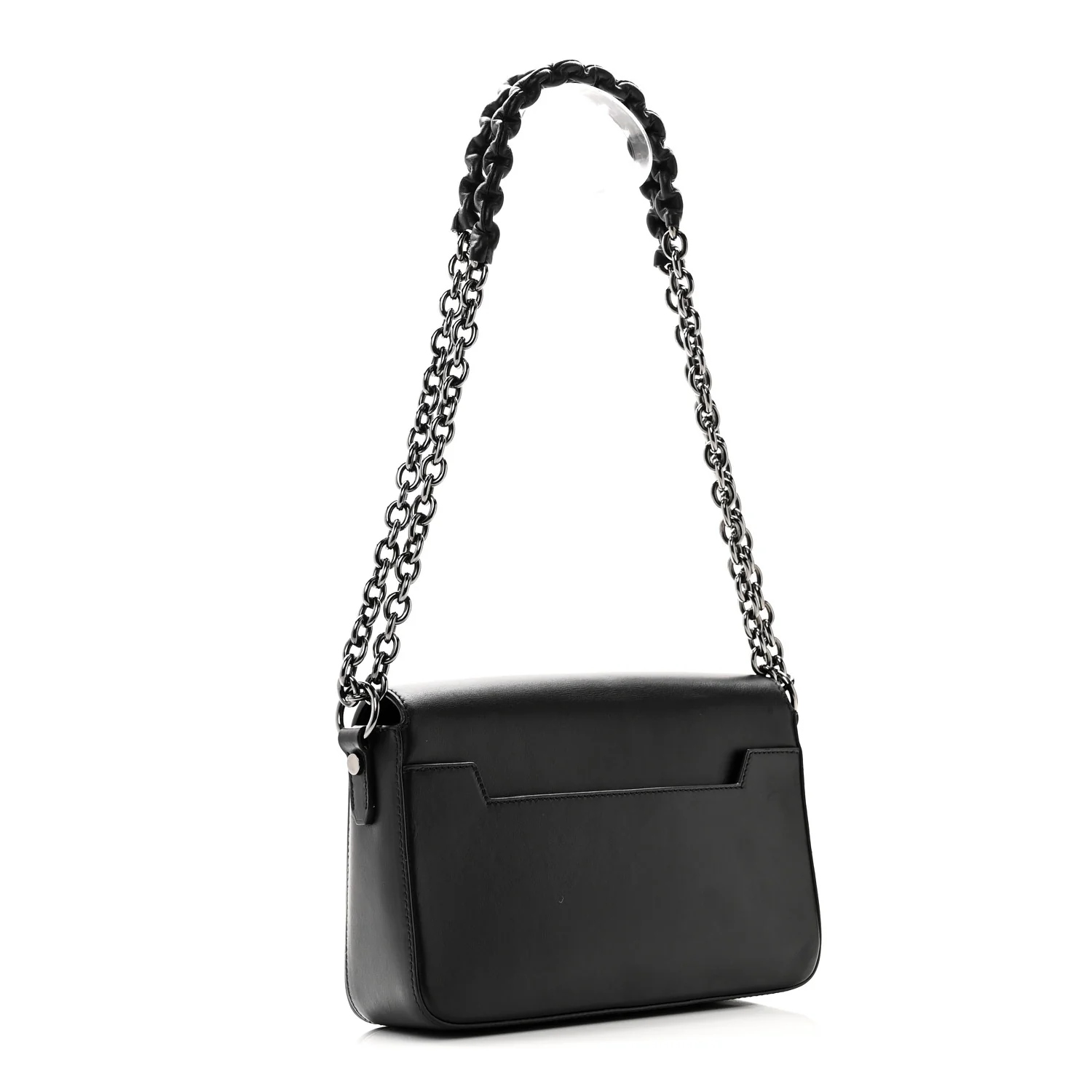 Calfskin Medium Natalia Chain Bag Black - Image 3