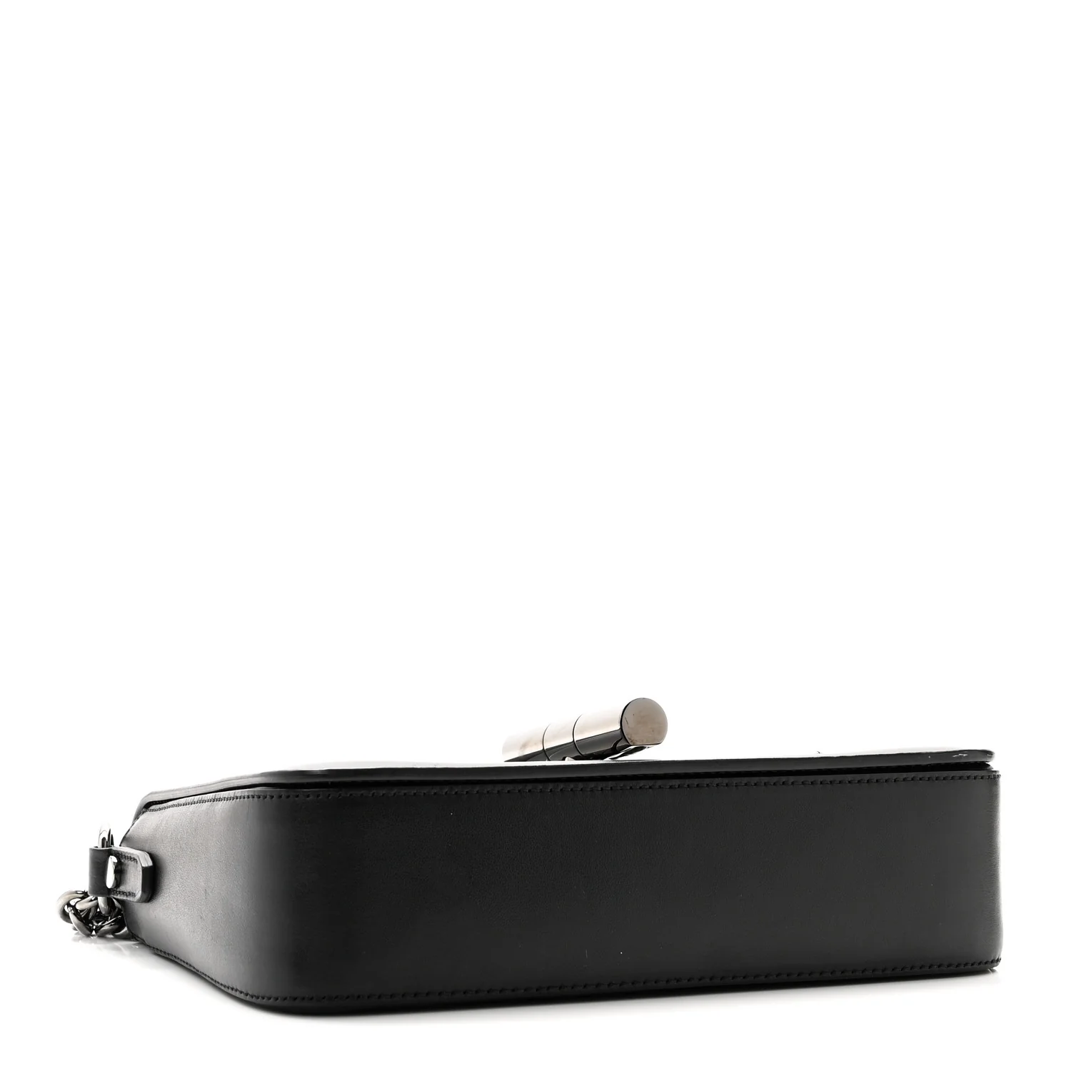 Calfskin Medium Natalia Chain Bag Black - Image 4