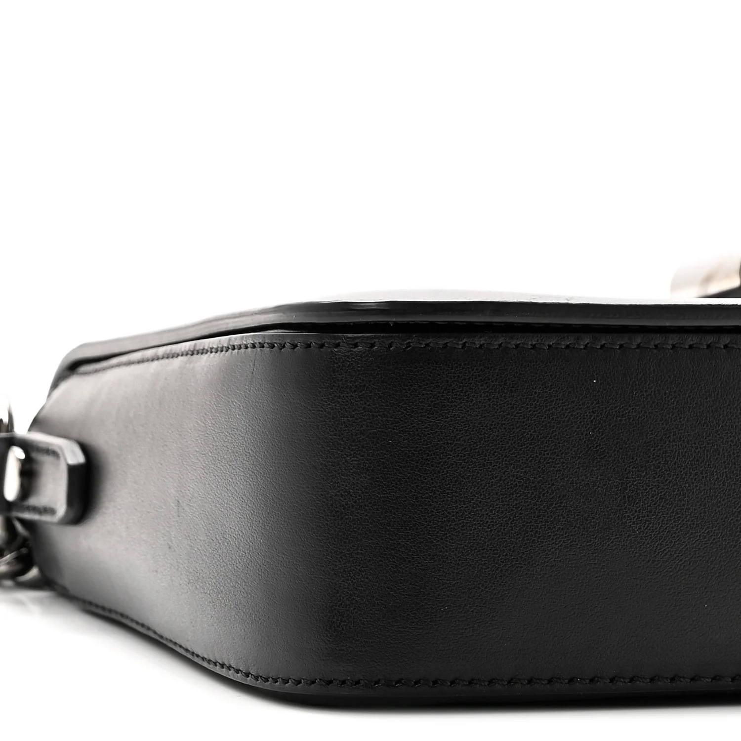 Calfskin Medium Natalia Chain Bag Black - Image 8