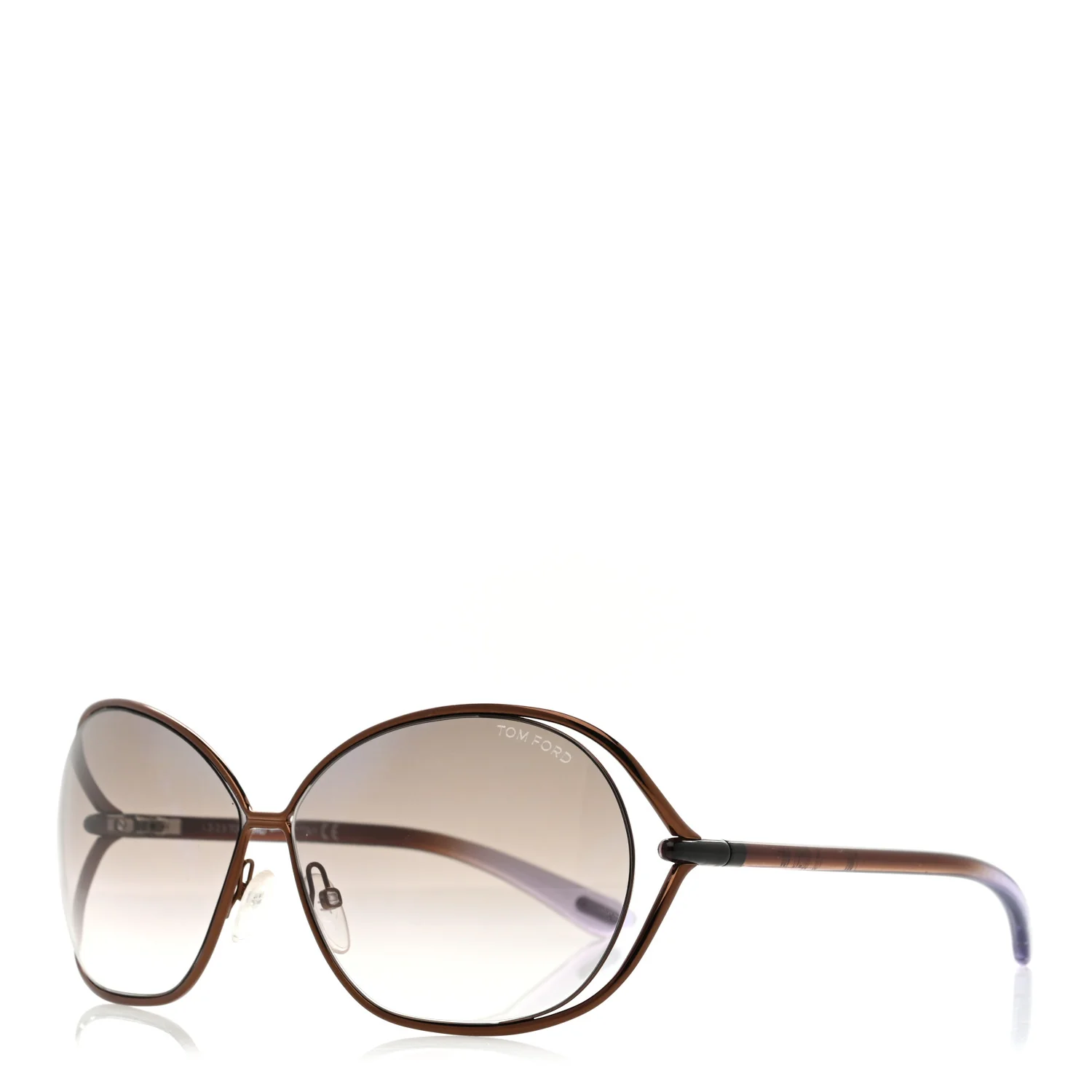 Carla Soft Square Sunglasses Brown