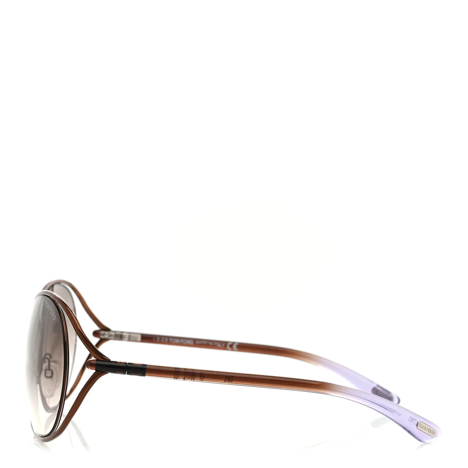 Carla Soft Square Sunglasses Brown - Image 3