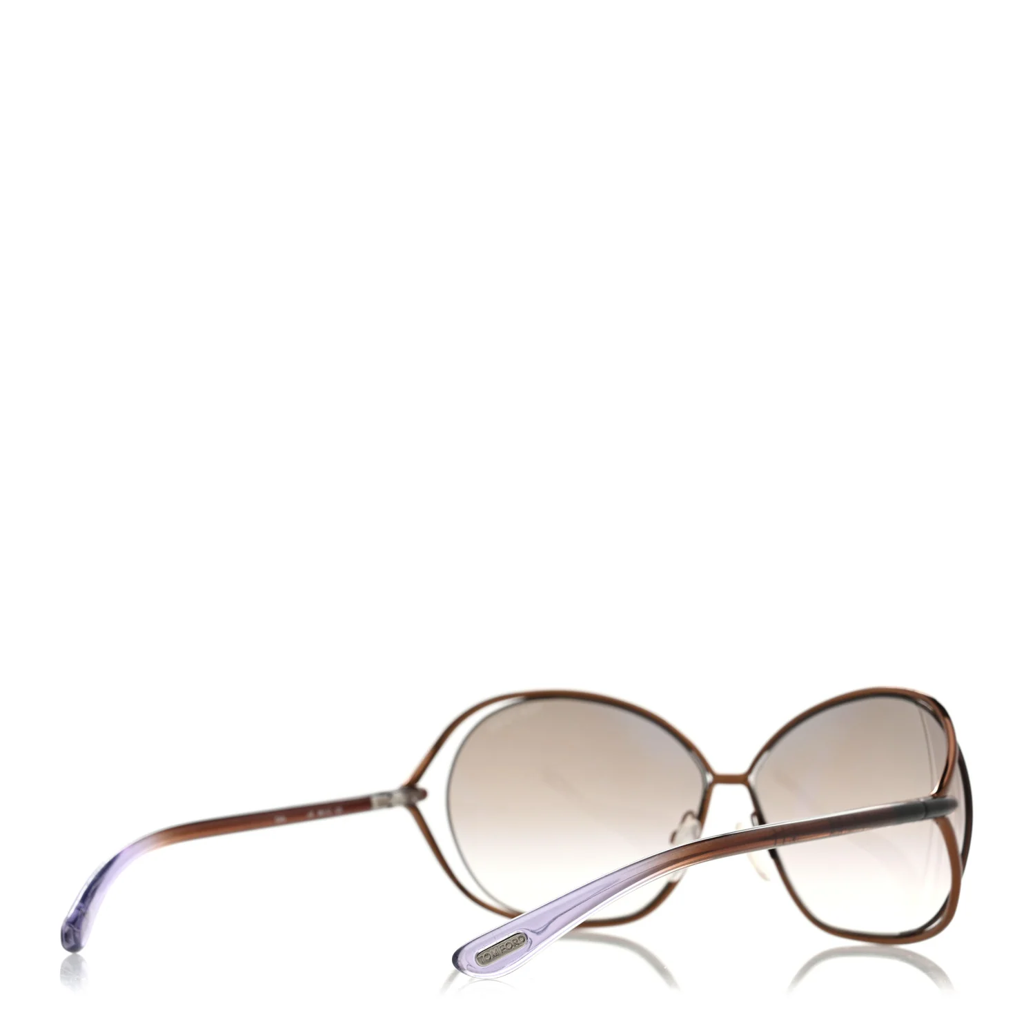 Carla Soft Square Sunglasses Brown - Image 4
