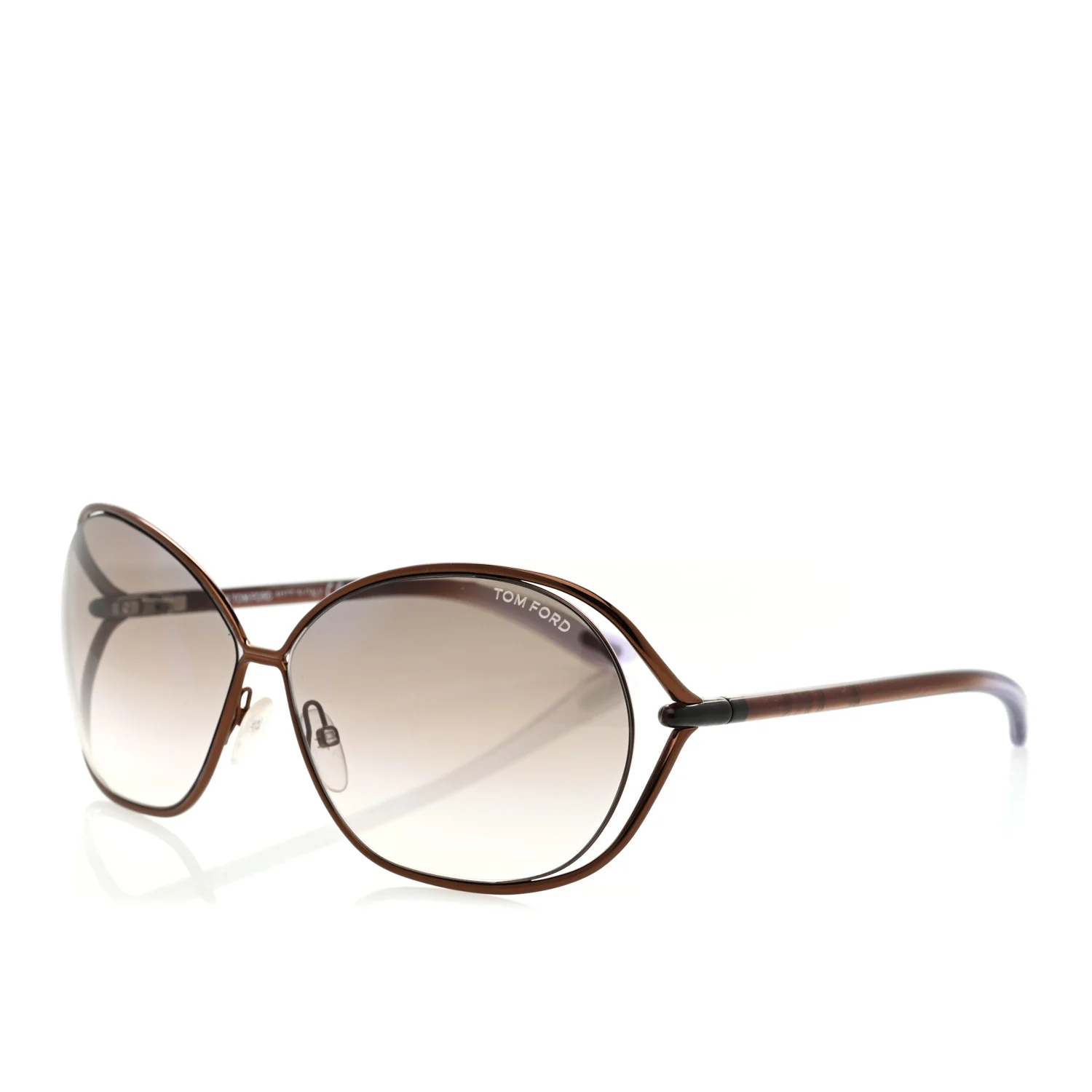 Carla Soft Square Sunglasses Brown - Image 7