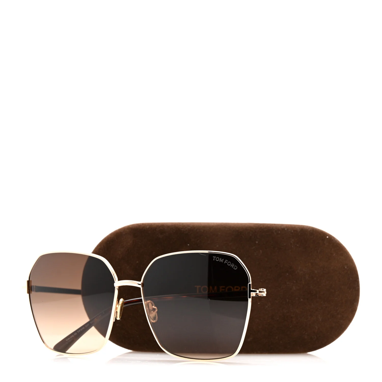 Claudia TF839 Sunglasses Brown - Image 8