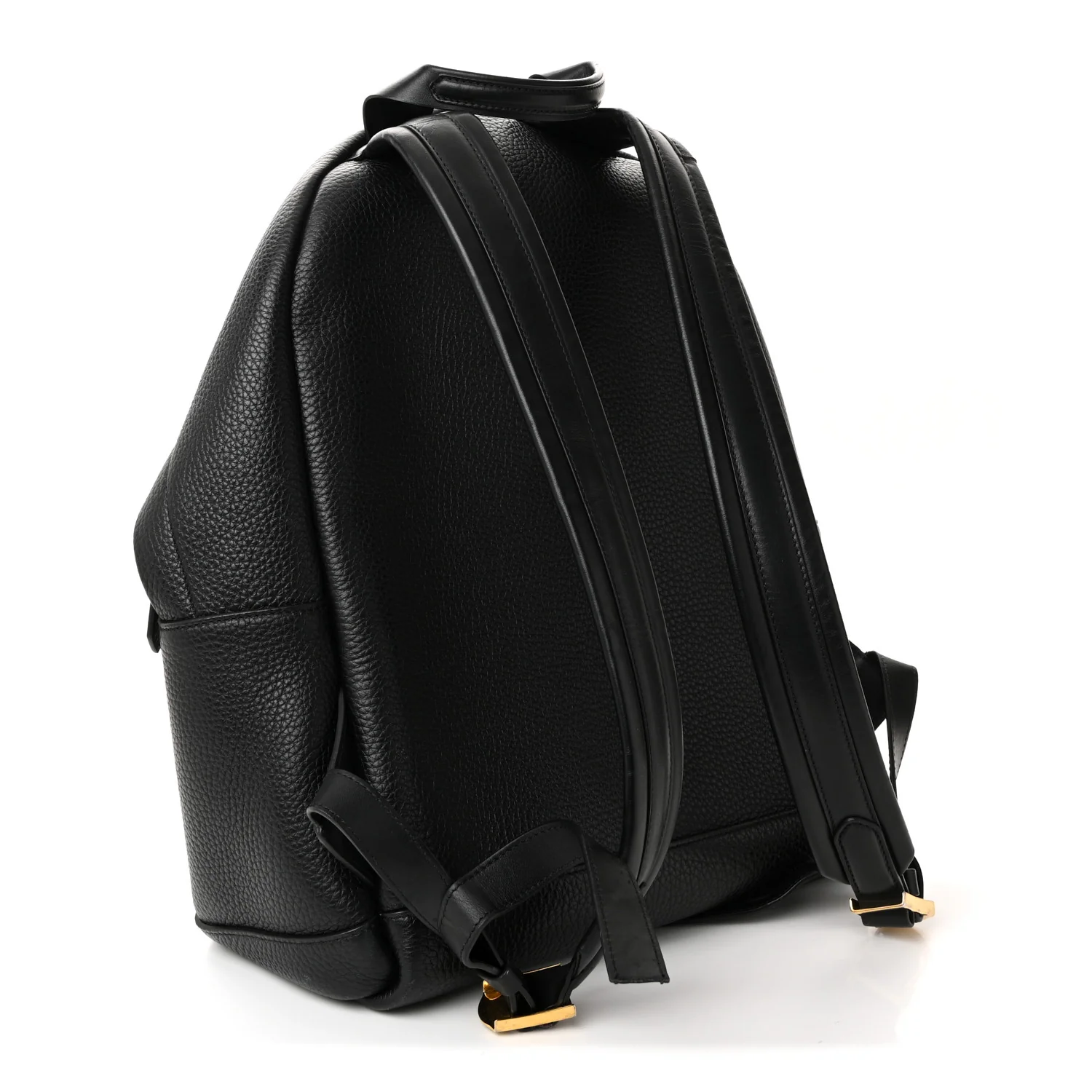 Grained Calfskin Buckley Backpack Black - Image 2