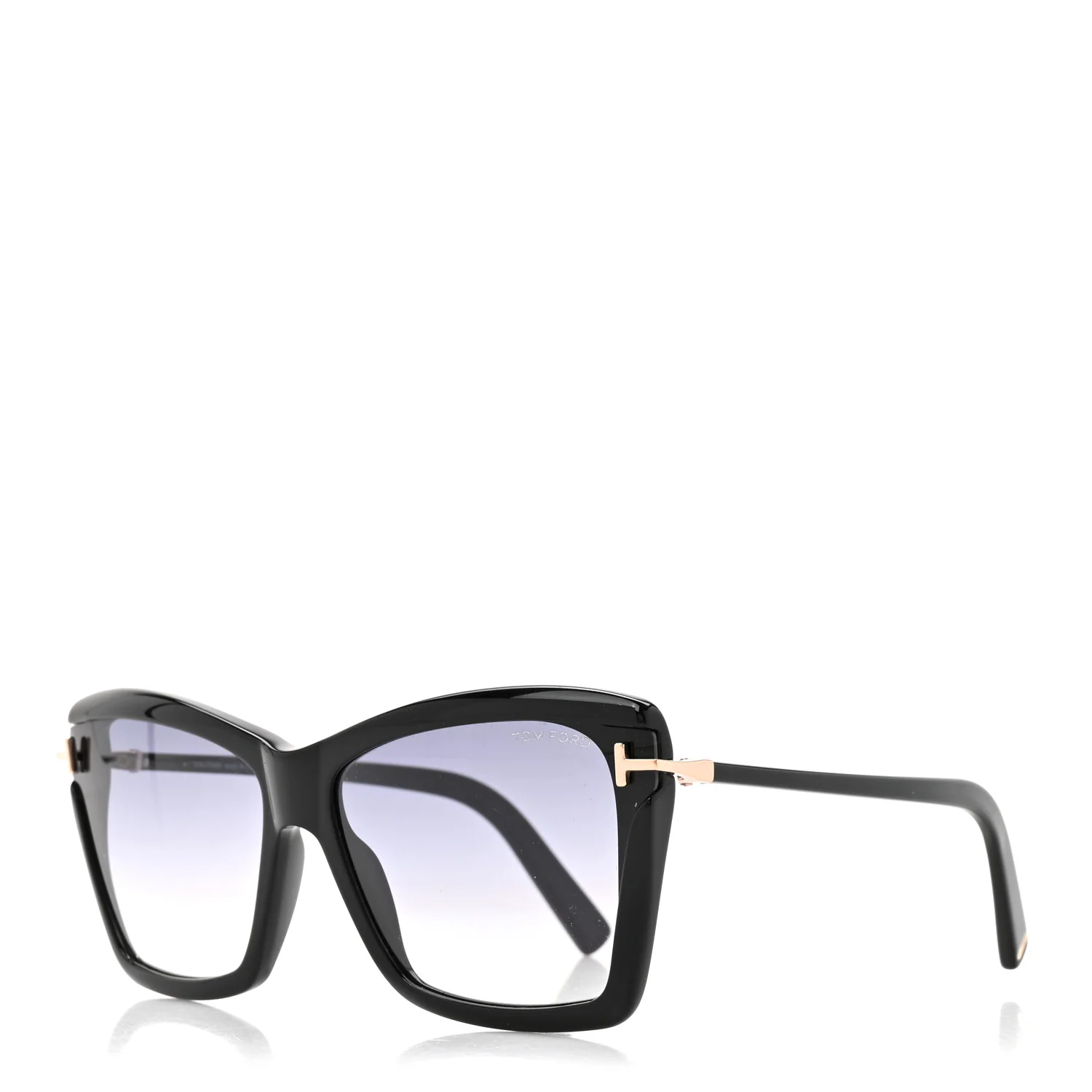 Leah Cat Eye Sunglasses TF849 Black