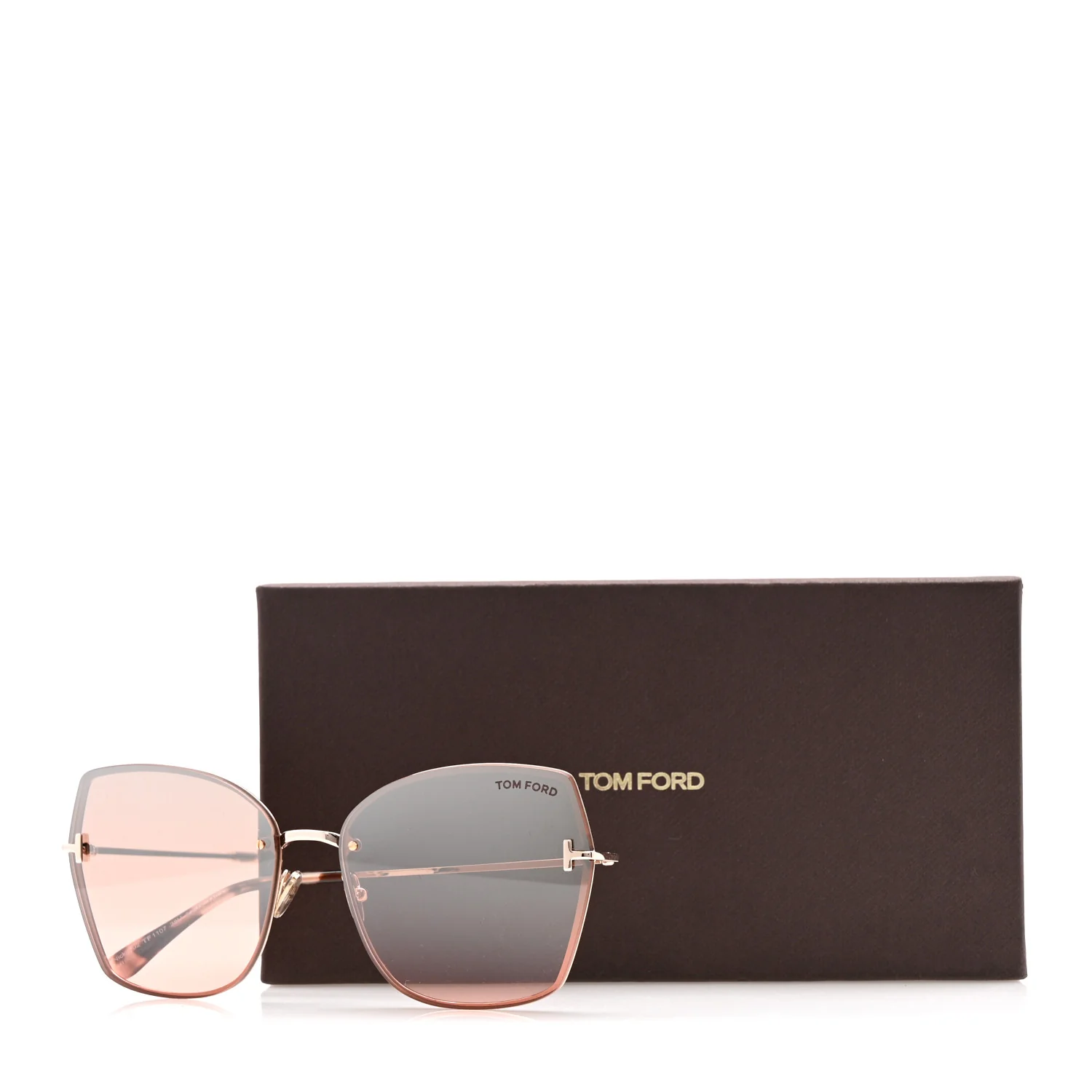 Metal Nickie Sunglasses TF1107 Gold - Image 7