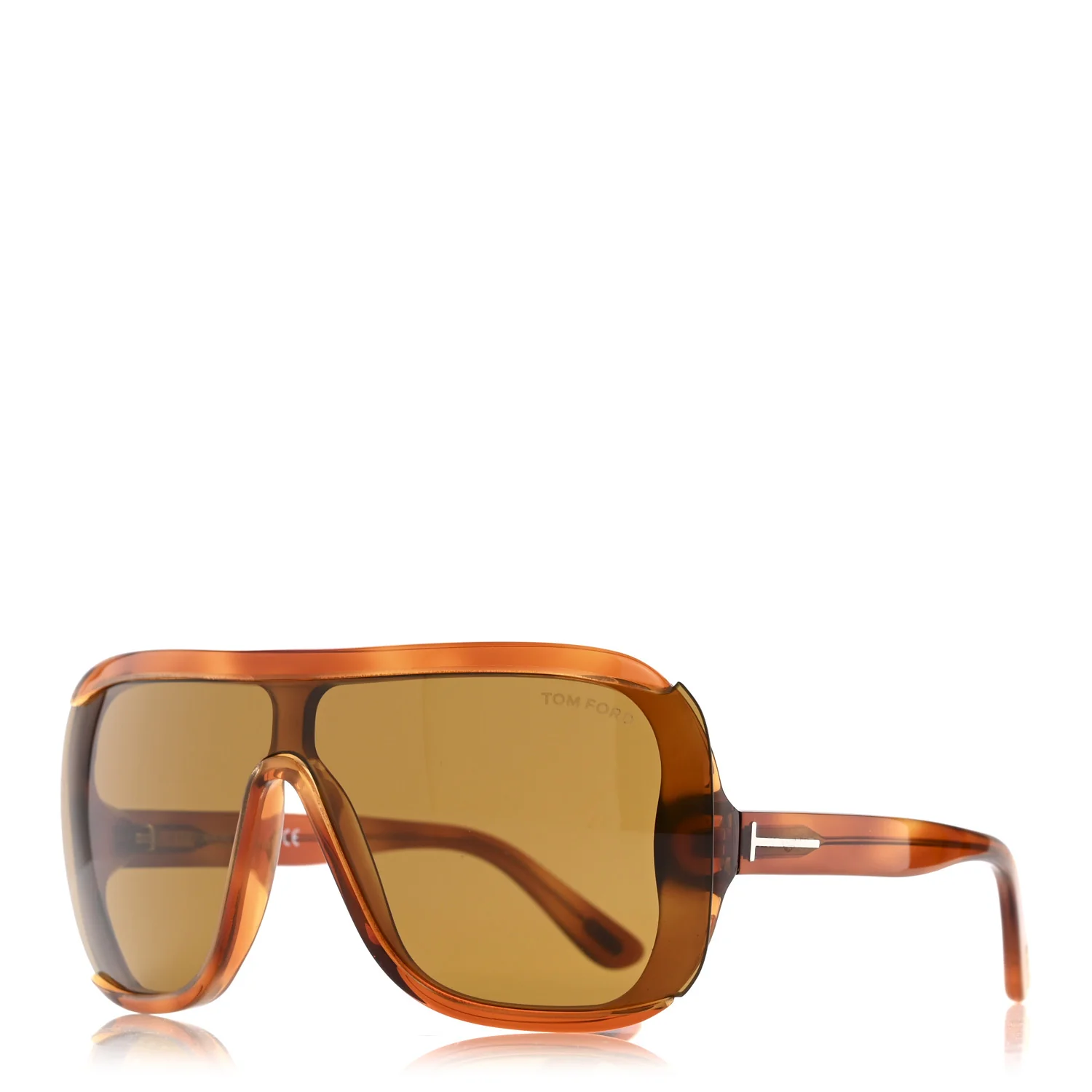 Porfirio Square Shield Sunglasses TF559 Tortoise