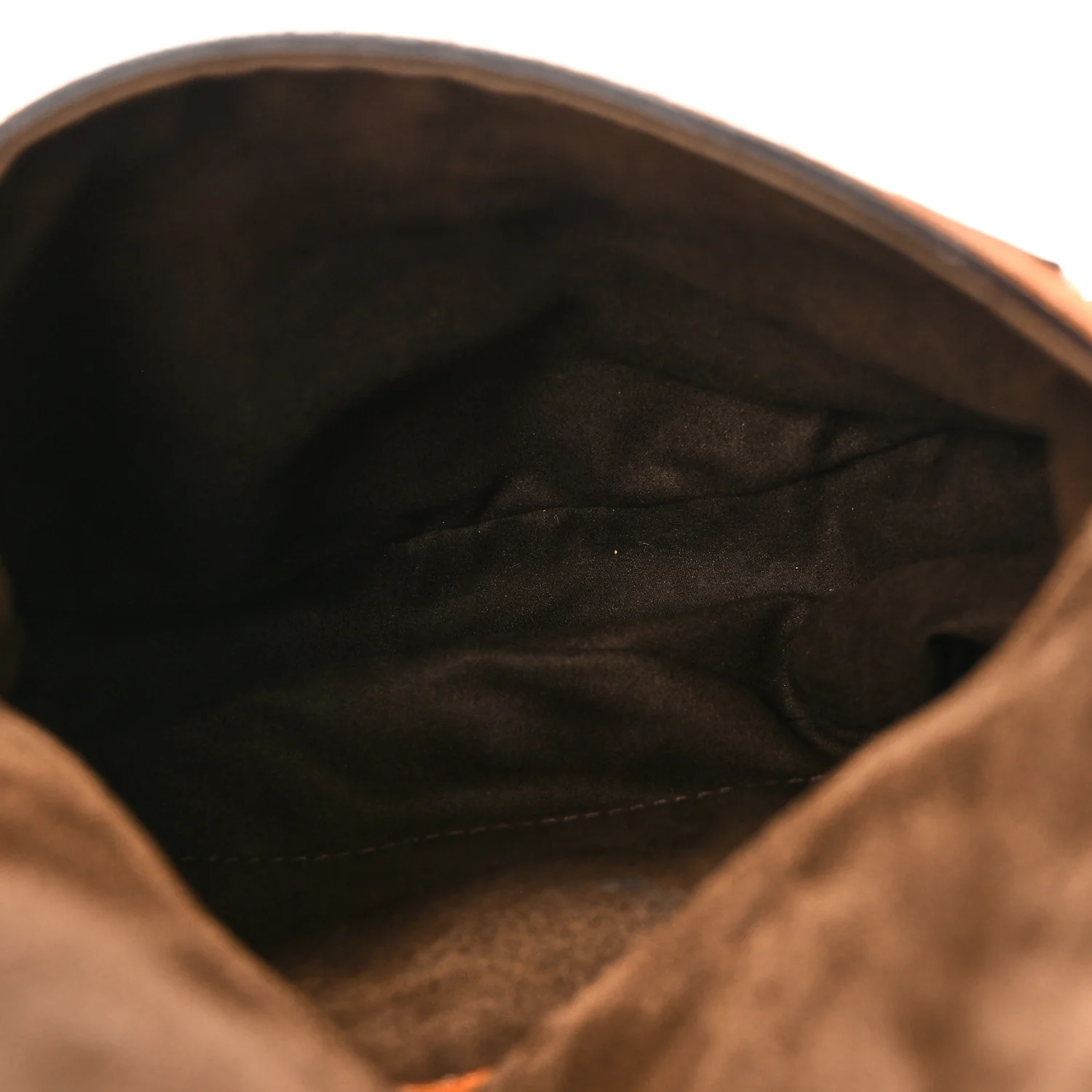 Suede Calfskin Mini Jennifer Crossbody Caramel - Image 5