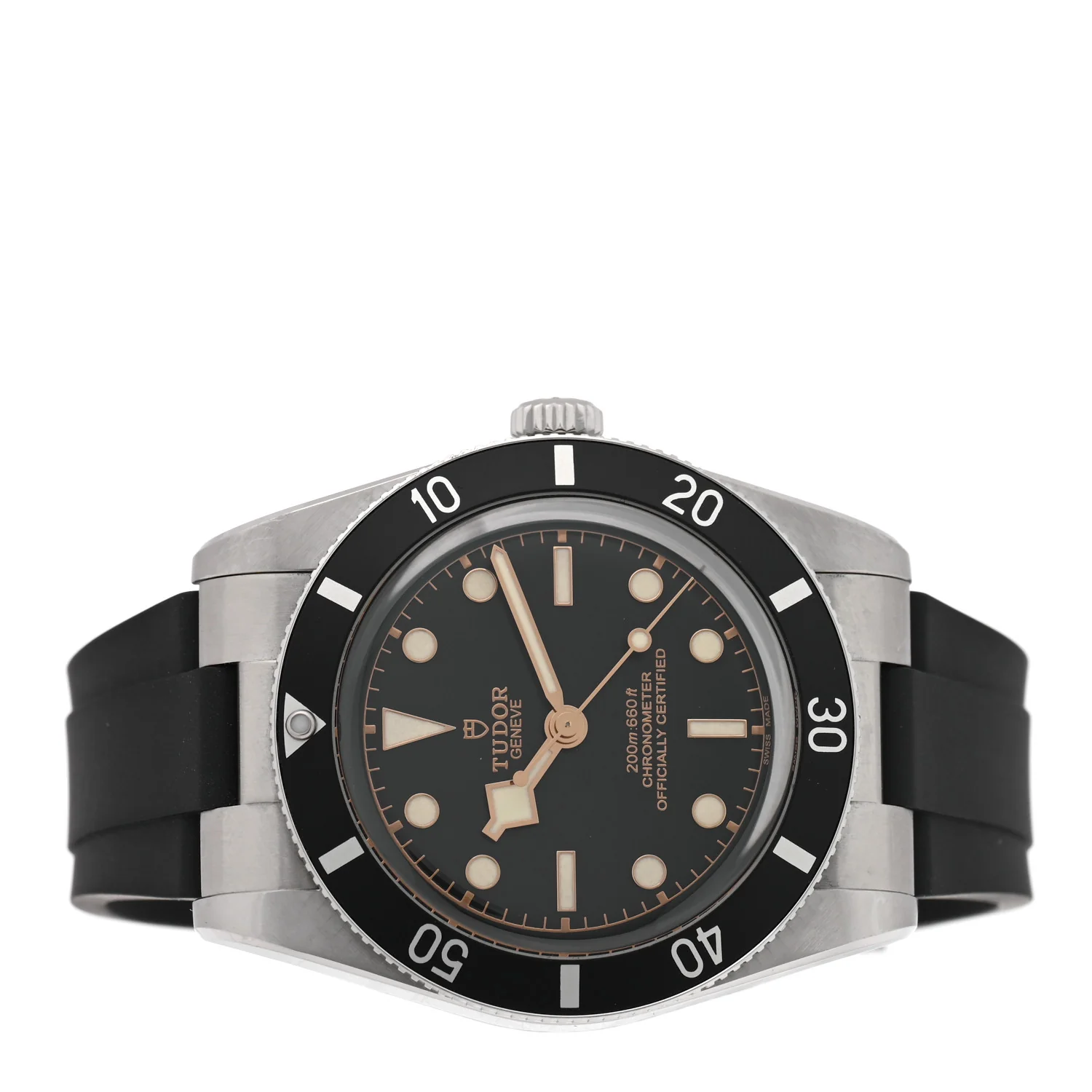 Stainless Steel Rubber 37mm Black Bay Fifty Four Automatic Watch Black 79000N - Image 2