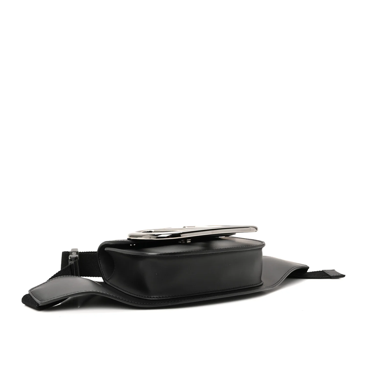 Calfskin Mini Supervee Belt Bag Black - Image 4