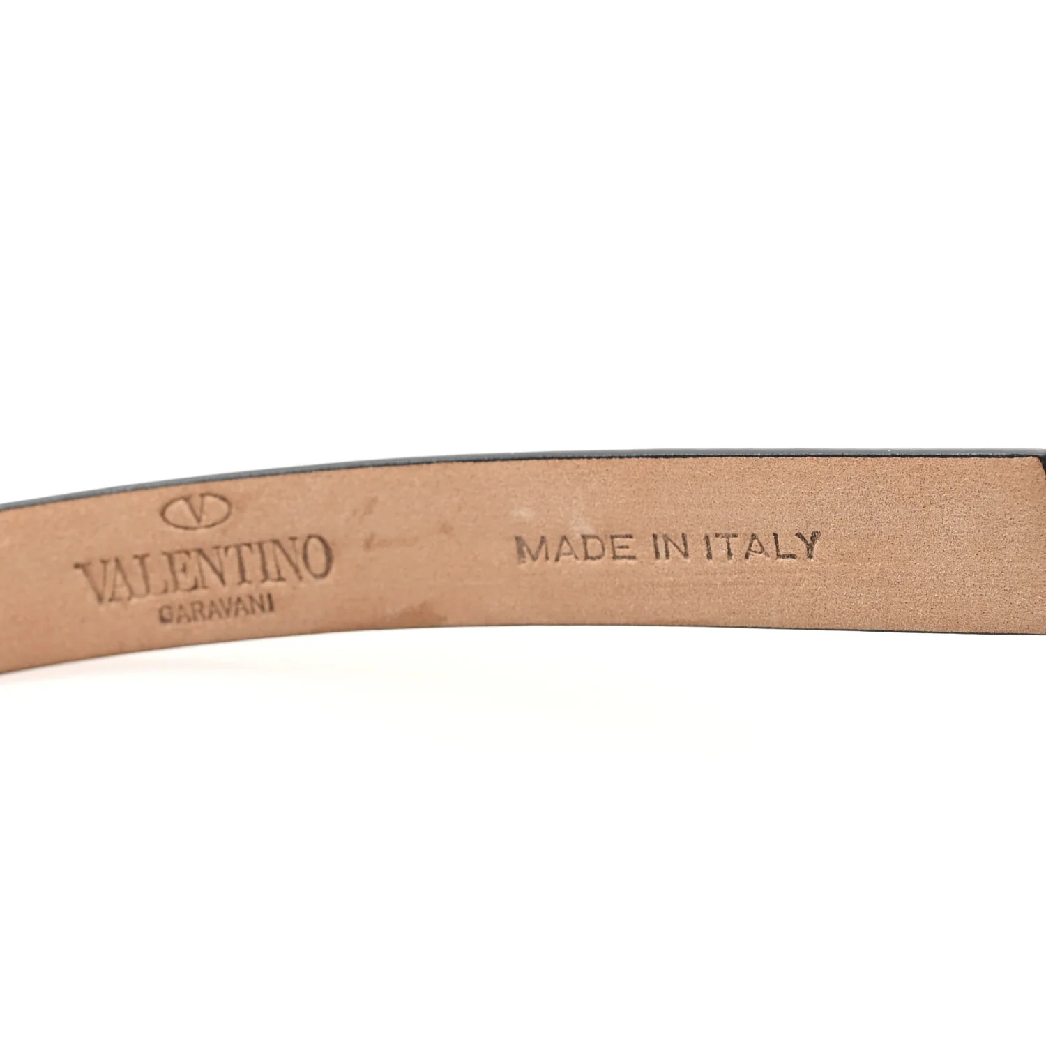Calfskin Rockstud Belt 75 30 Red - Image 3