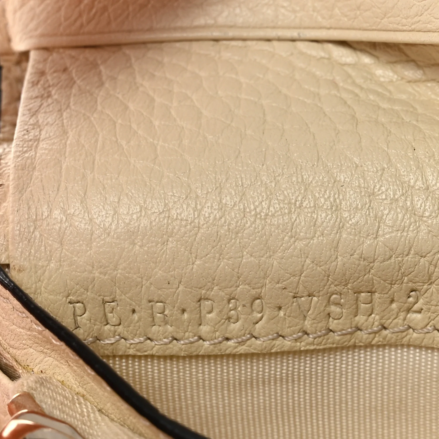 Calfskin Rockstud Bi-Fold Card Holder Ivory - Image 8